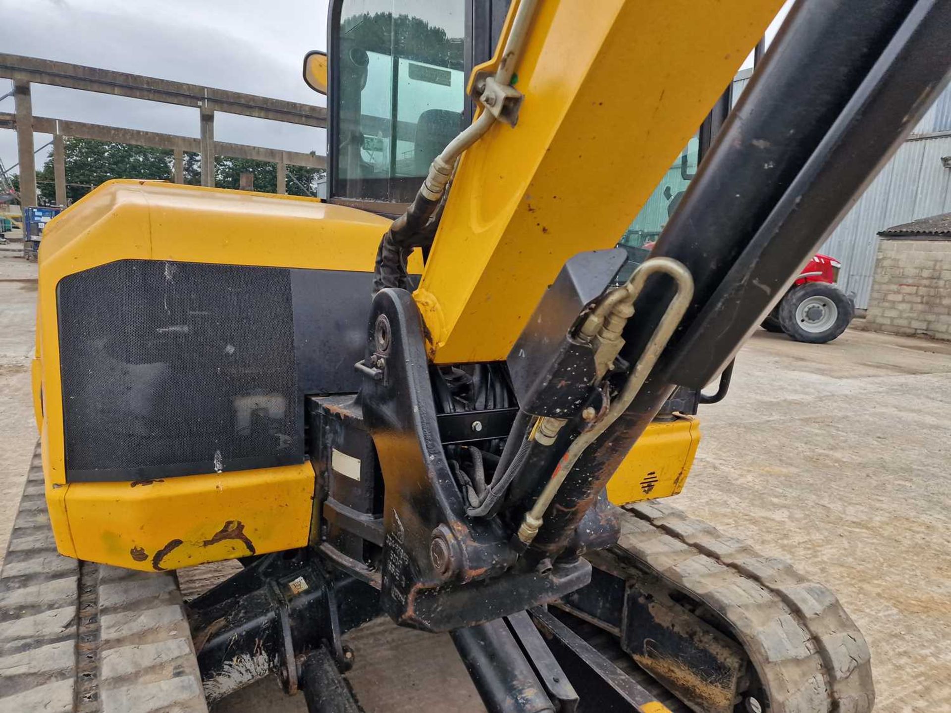2015 JCB 85Z-1 ECO Rubber Tracks, Blade, Offset, CV, JCB Hydraulic QH, Piped, Aux. Piping, 60" Bucke - Image 14 of 80