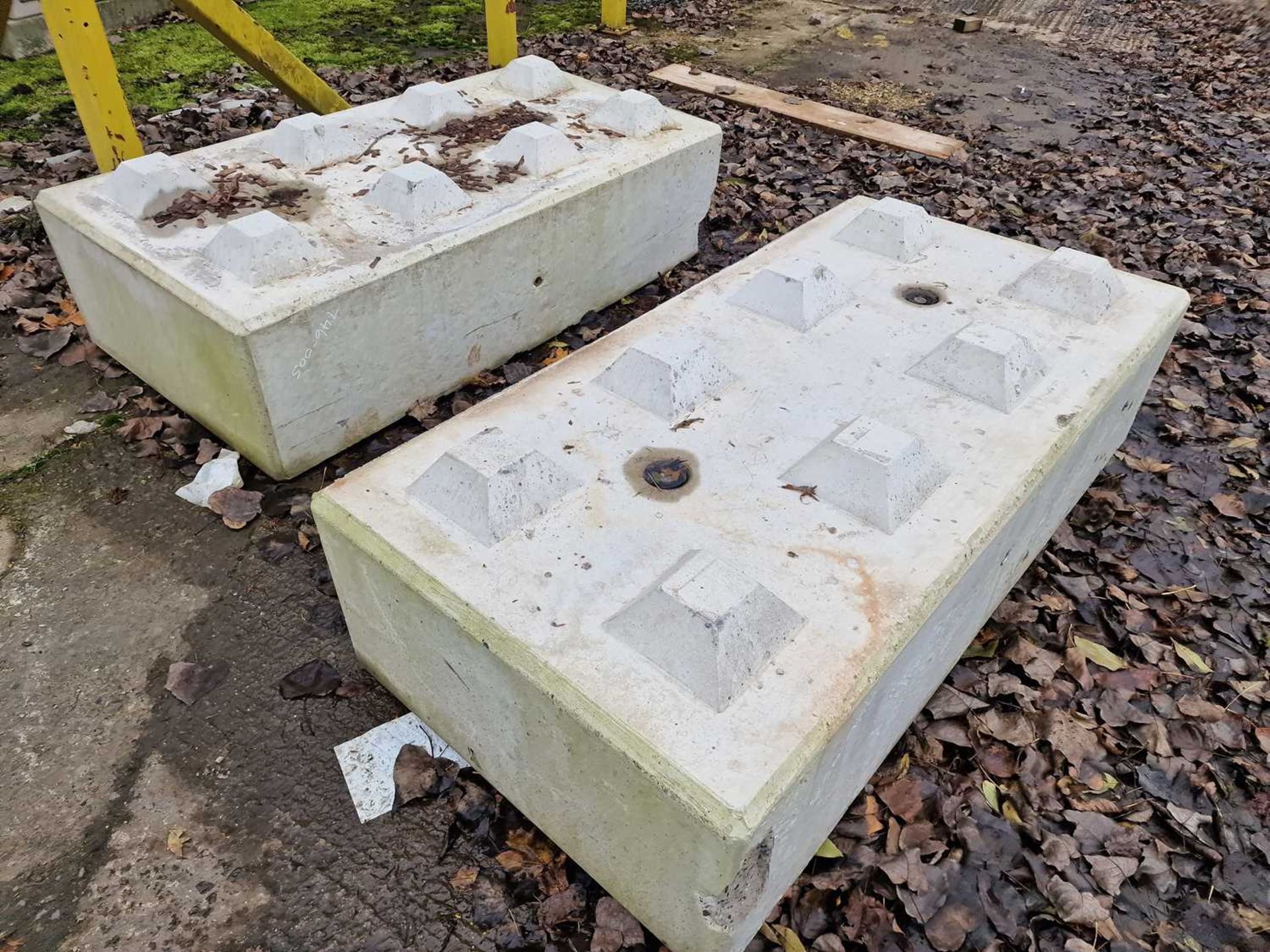 160cm x 80cm x 40cm Concrete Lego Block (2 of)