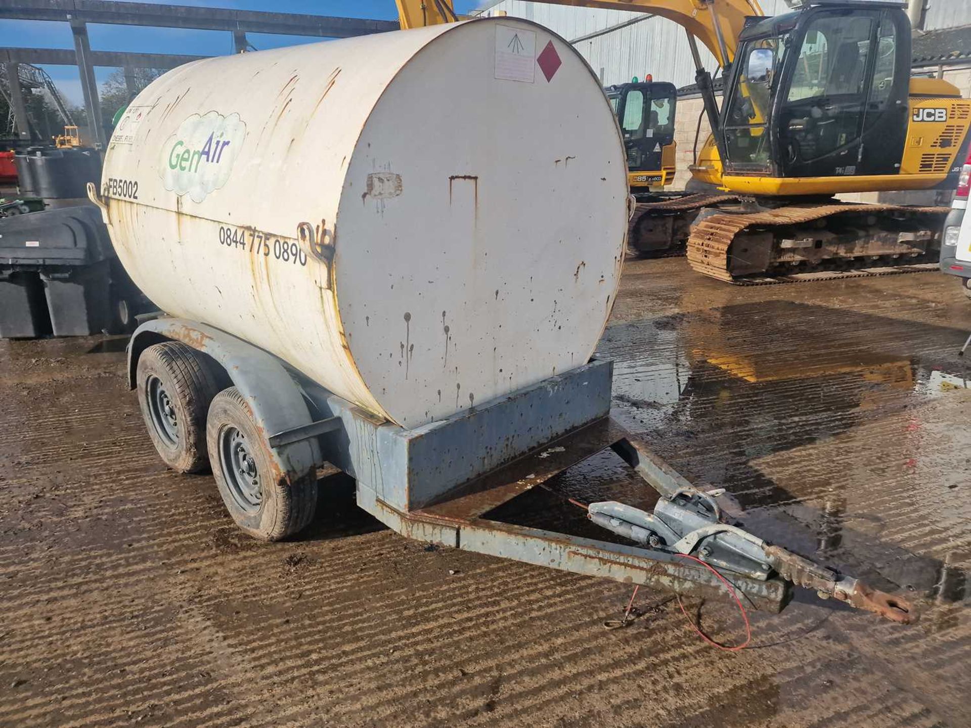 2010 Trailer Engineering 2140 Litre Twin Axle Bunded Fuel Bowser - Image 4 of 9