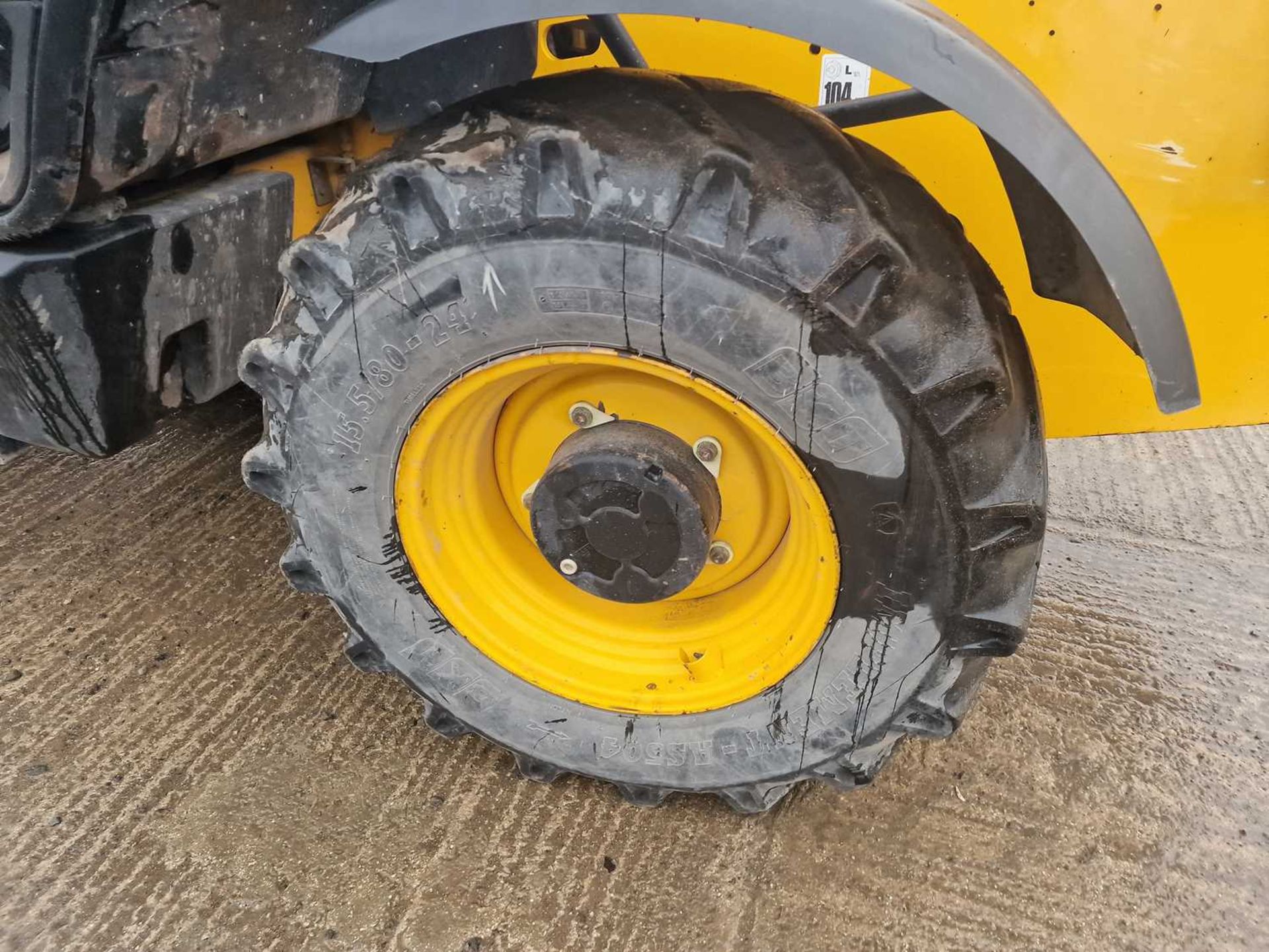 2016 JCB 535-125 Hi Viz Turbo Powershift Telehandler, Reverse Camera, WLI, A/C (EPA Compliant) - Image 40 of 48