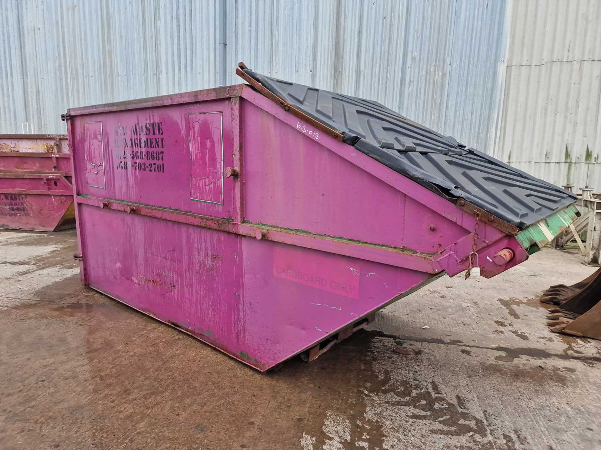 16 Yard Enclosed Skip to suit Skip Loader Lorry