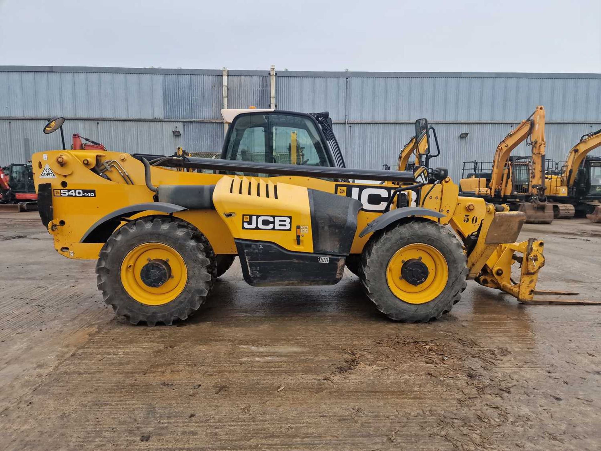 2015 JCB 540-140 Turbo Powershift Telehandler, Sway, Reverse Camera, WLI, Forks (EPA Compliant) - Image 6 of 72