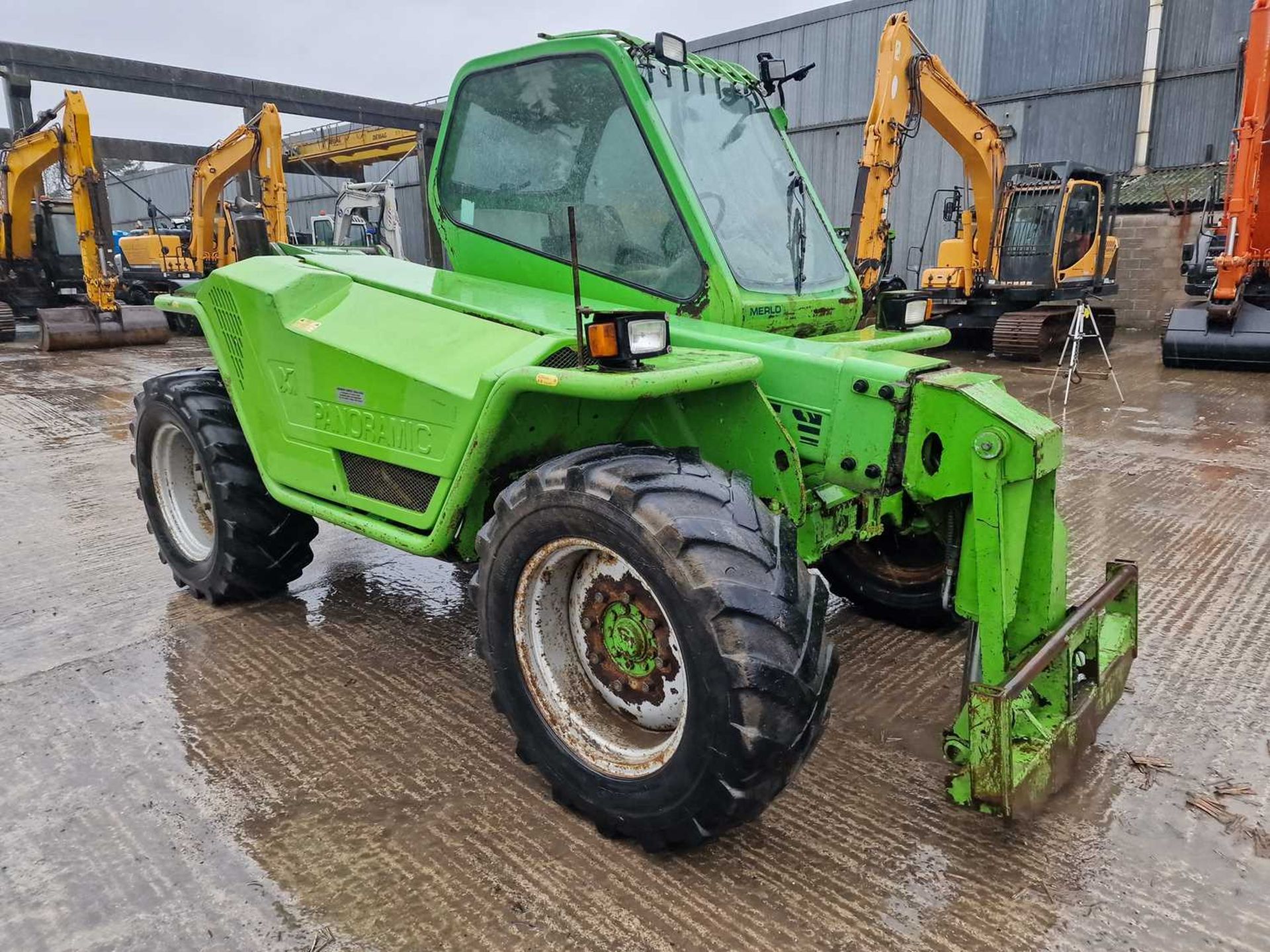 2004 Merlo P33.7KT Turbo Farmer Telehandler, Joystick Controls, PUH, QH, WLI - Image 7 of 23