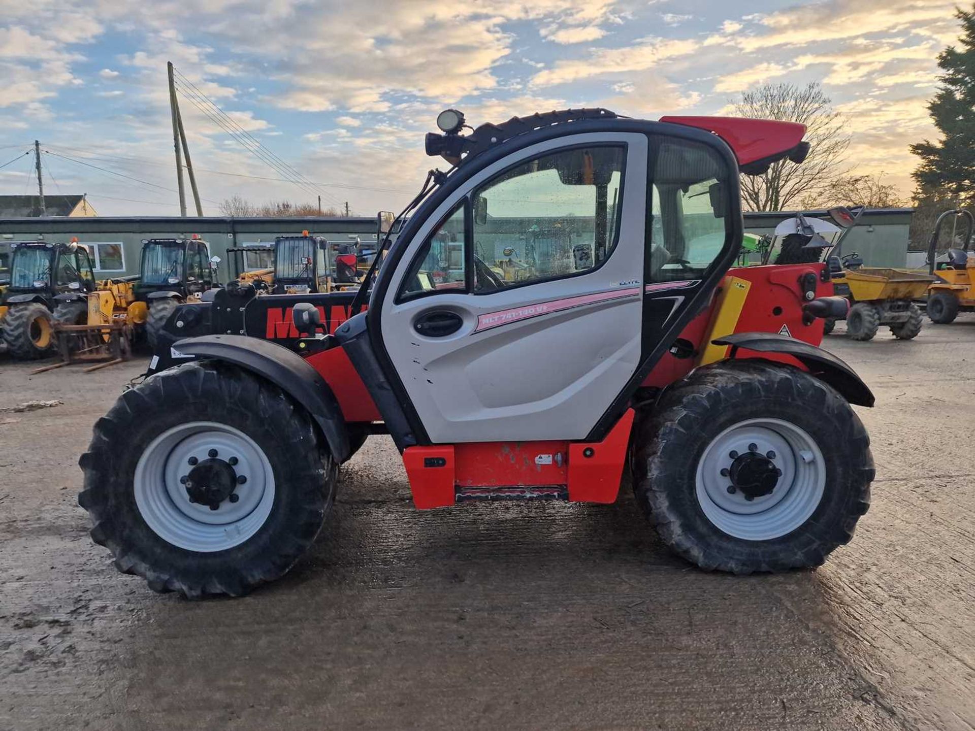 2018 Manitou MLT741-140 Turbo Telehandler, Joystick Controls, PUH, WLI, A/C - Image 2 of 22