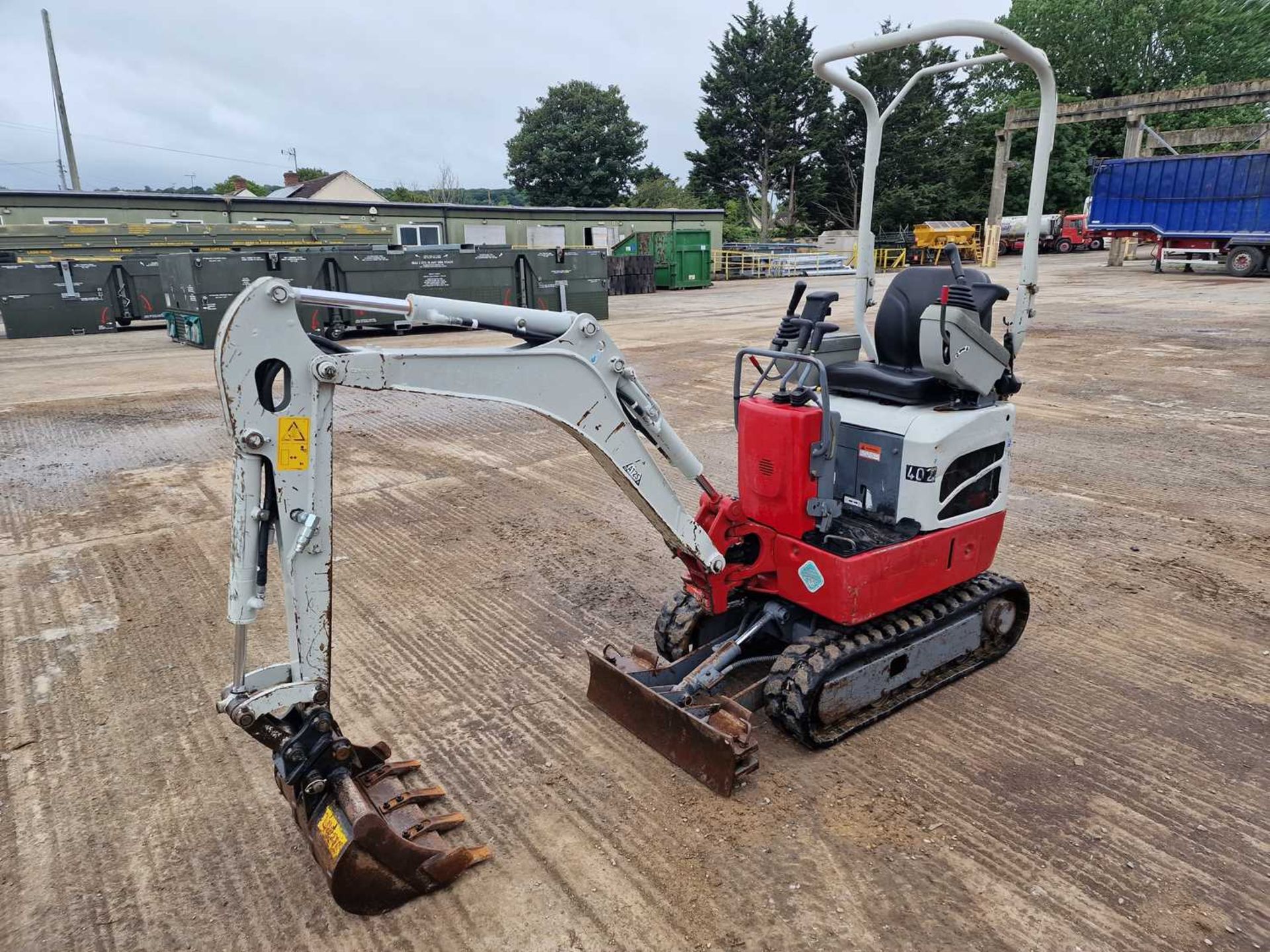 2019 Takeuchi TB210R Rubber Tracks, Blade, Offset, Manual QH, Piped, Expanding Undercarriage, Roll B - Image 33 of 96