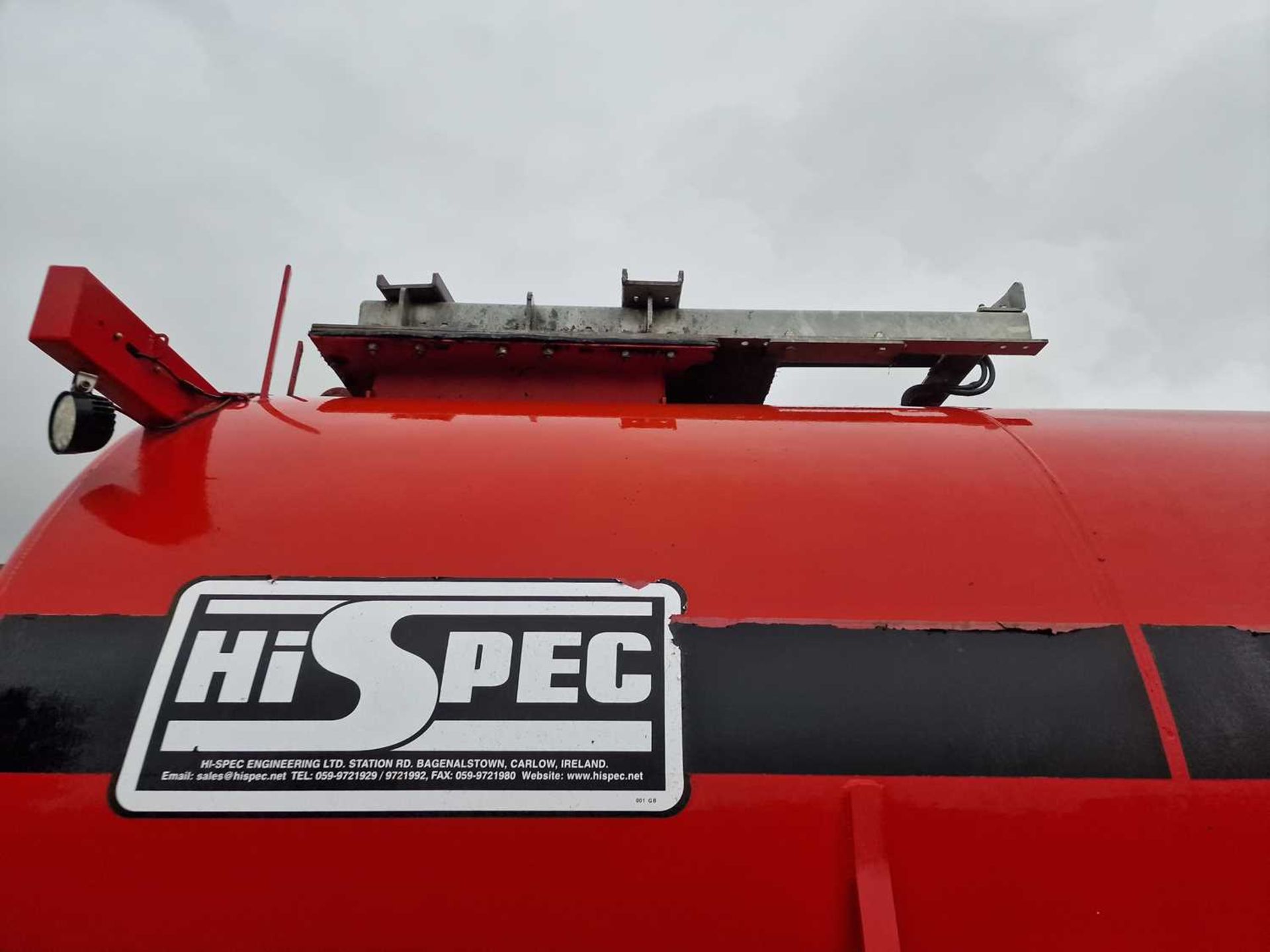 2019 Hi-Spec VT3000SA-R Single Axle PTO Driven Vacuum Tanker, Hydraulic Top Fill, Sprung Draw Bar - Image 9 of 16