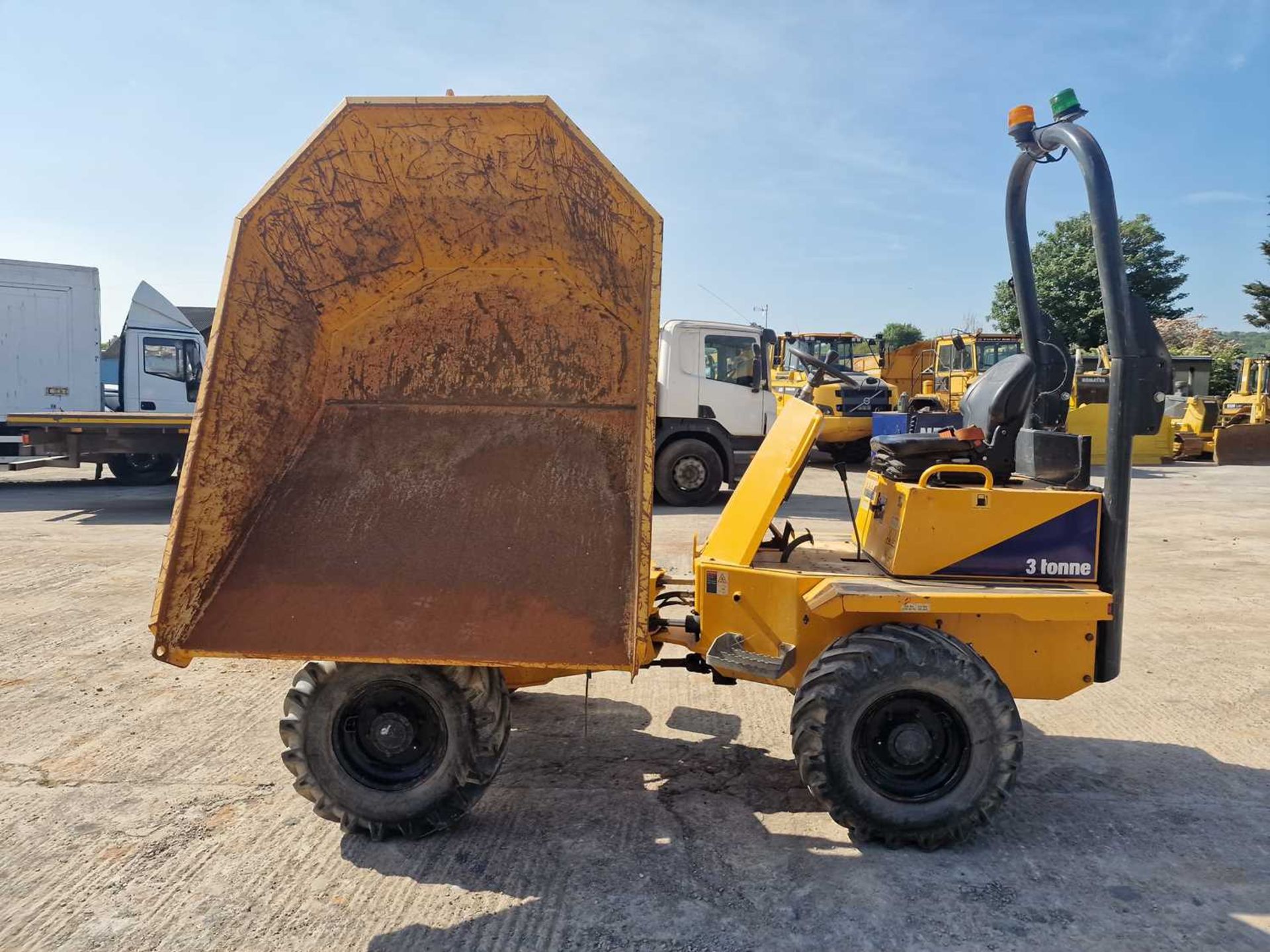 2019 Thwaites 3 Ton Swivel Skip Dumper, Roll Bar - Image 7 of 48