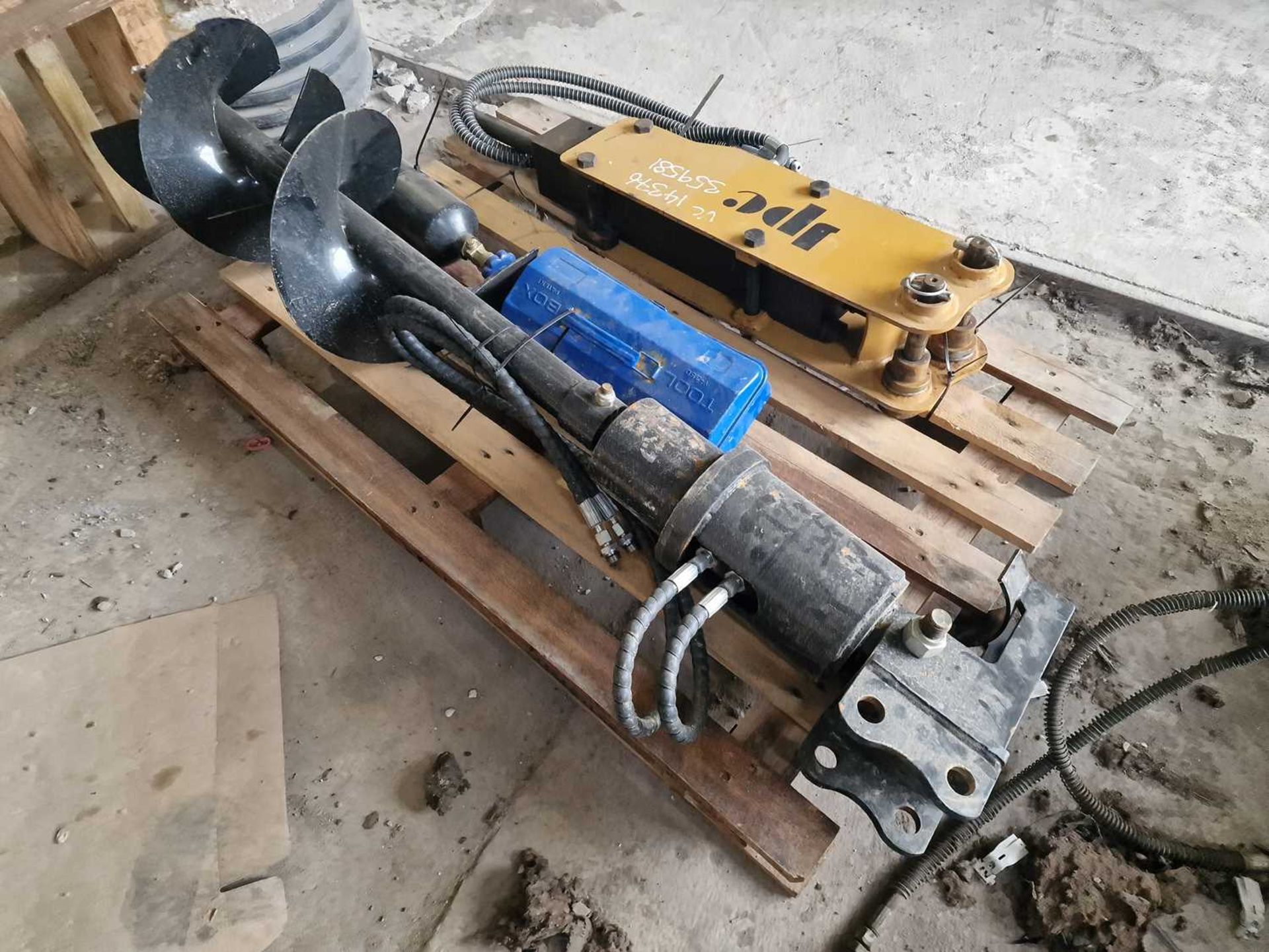 JPC Hydraulic Breaker & Auger to suit Mini Excavator - Image 2 of 7