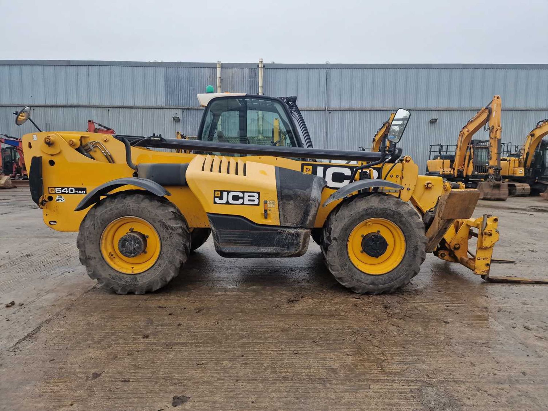 2015 JCB 540-140 Turbo Powershift Telehandler, Sway, Reverse Camera, WLI, Forks (EPA Compliant) - Image 30 of 48