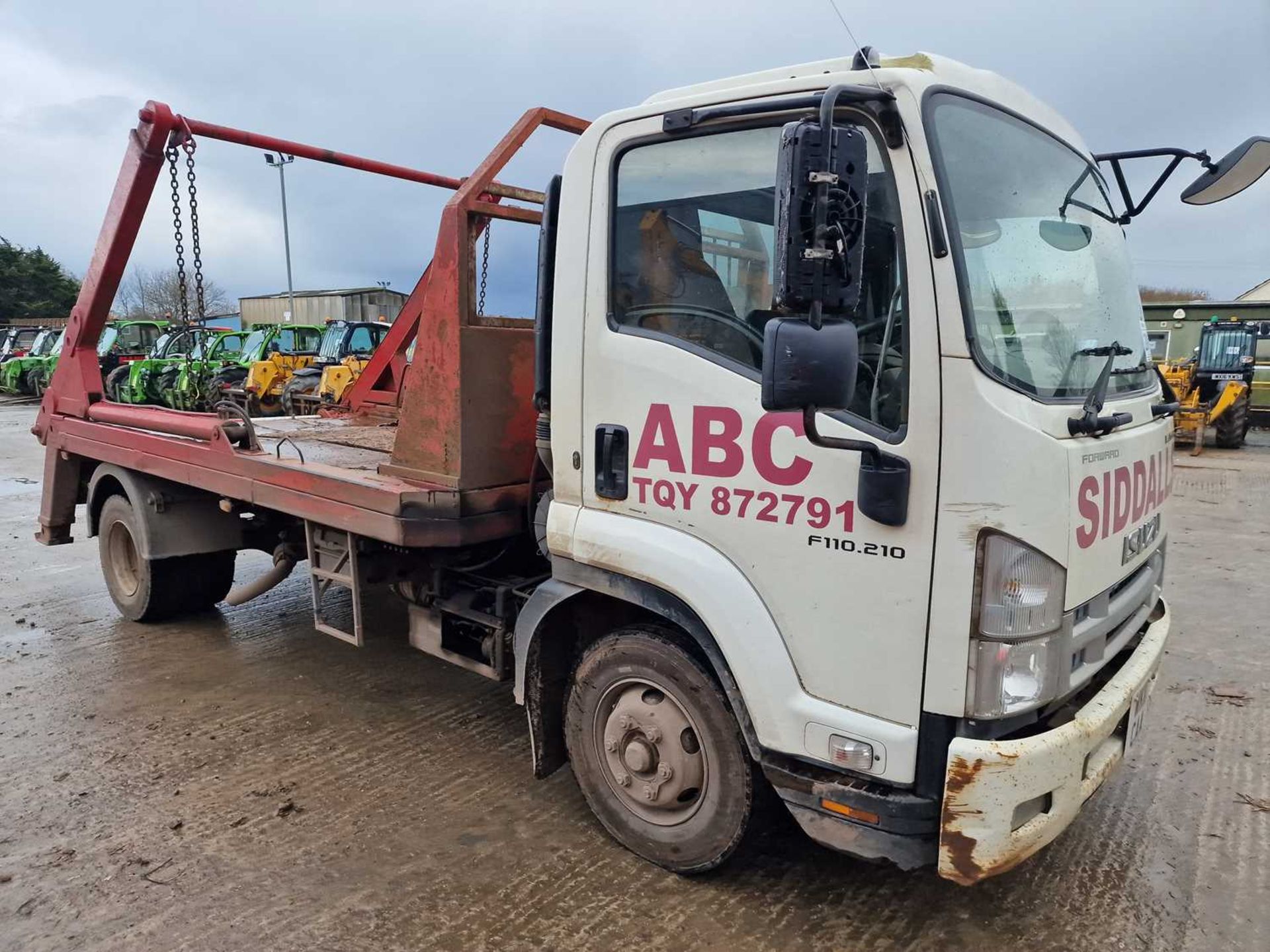 2011 Isuzu F110.210 4x2 Skip Loader Lorry, Extendable Arms, Automatic Gear Box (Reg. Docs. Available - Image 8 of 21