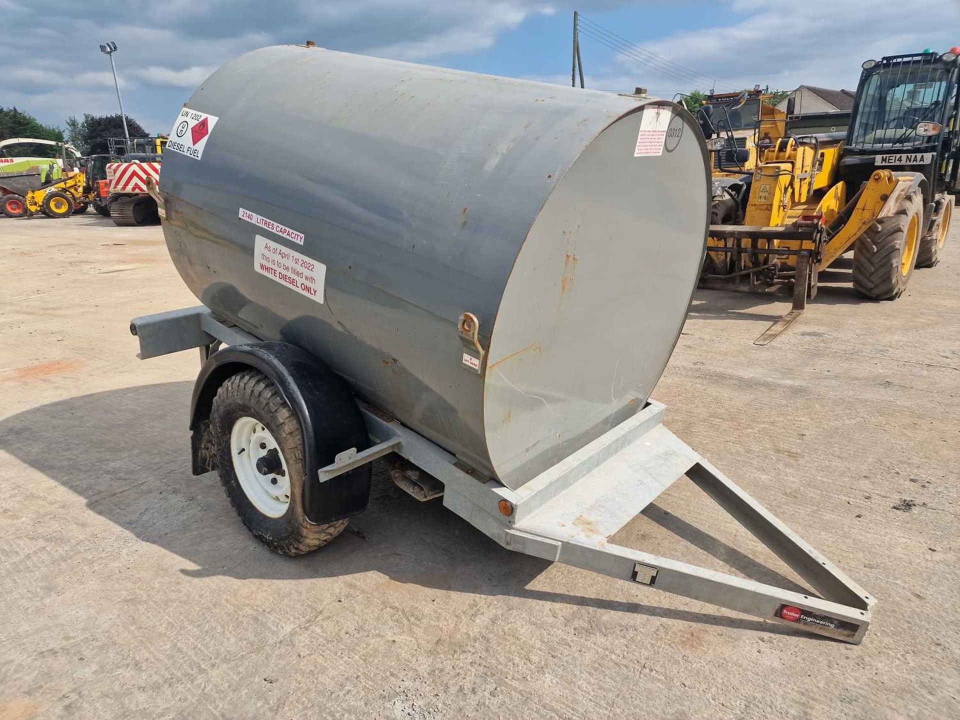 2021 Trailer Engineering 2140 Litre Single Axle Bunded Fuel Bowser, Manual Pump - Image 4 of 18