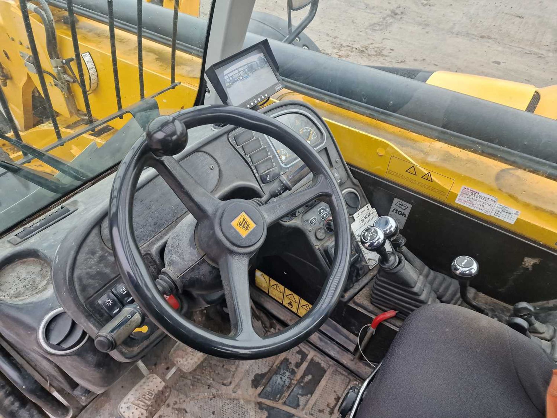 2016 JCB 535-125 Hi Viz Turbo Powershift Telehandler, Reverse Camera, WLI, A/C (EPA Compliant) - Image 19 of 48