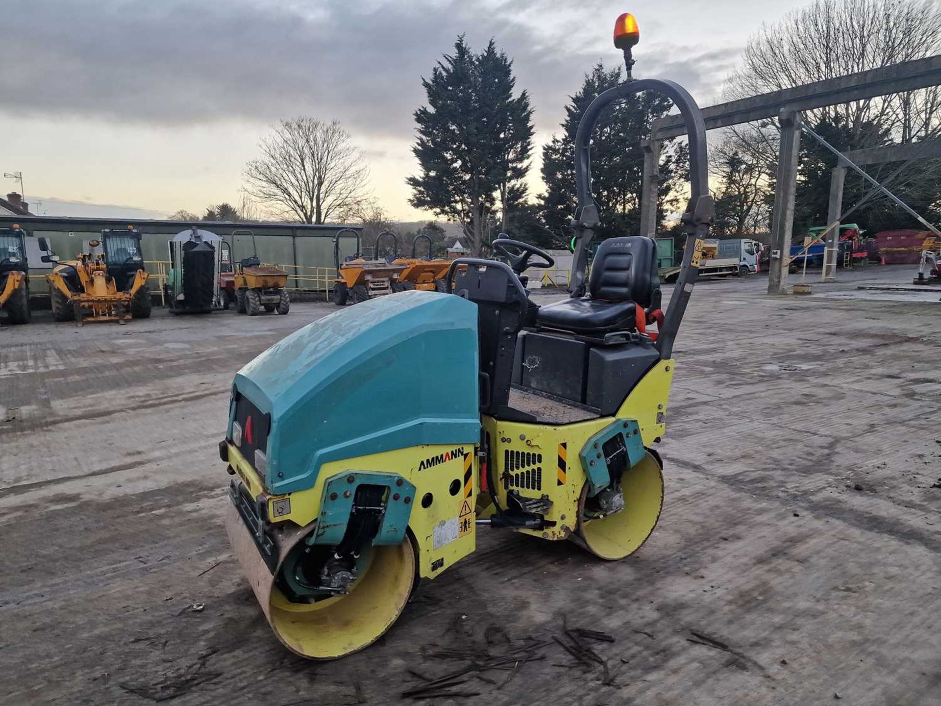 2015 Ammann ARX12 Double Drum Vibrating Roller, Roll Bar