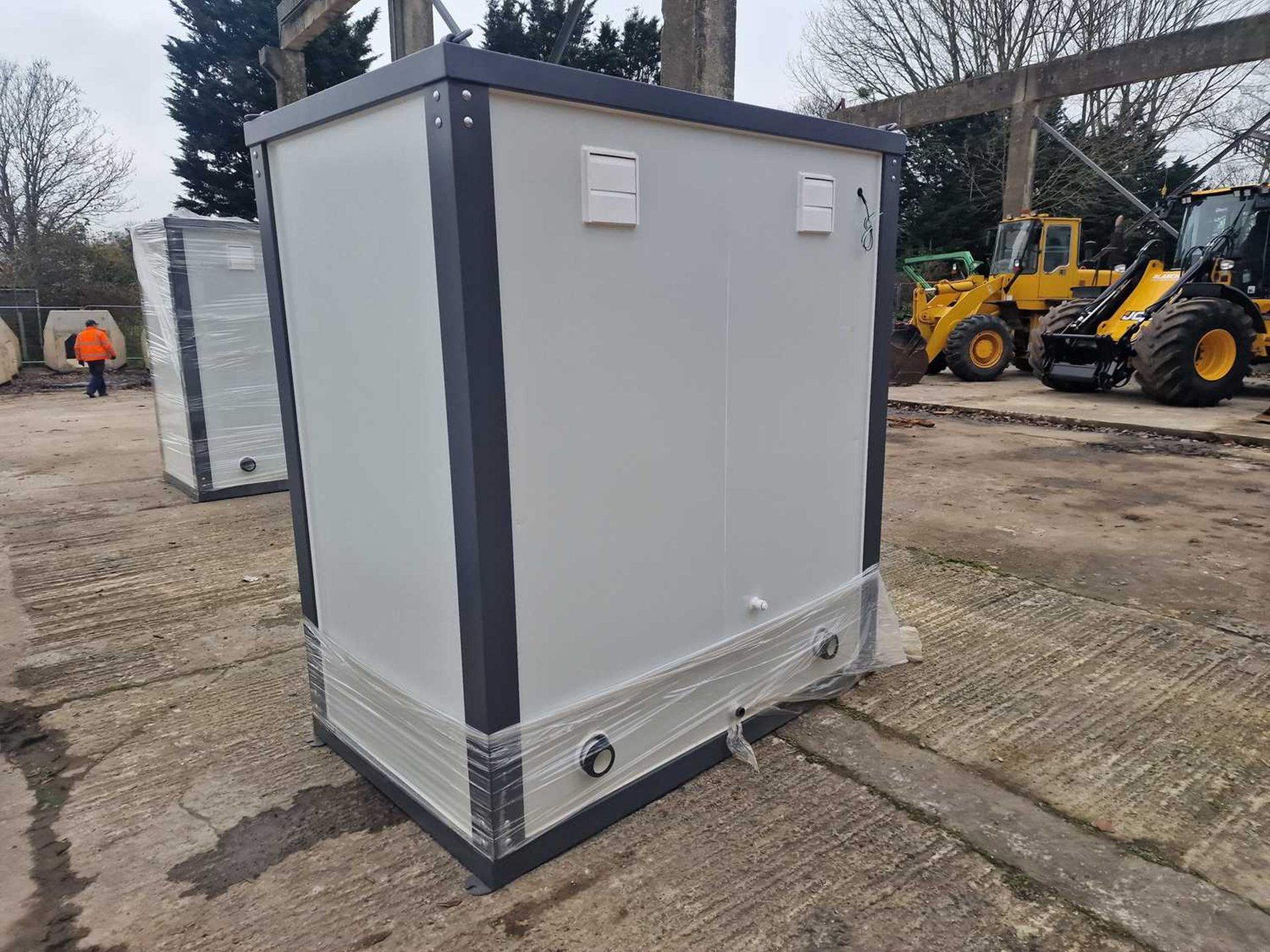 Unused Bastone Double Toilet Block, with Sink, 240Volt (215cm x 130cm x 236cm) - Image 2 of 11