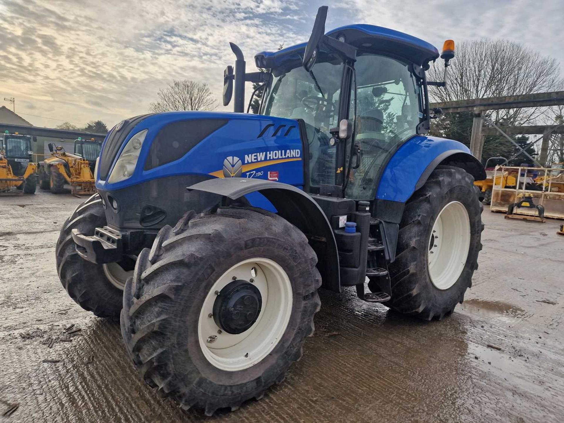 2019 New Holland T7.190 4WD Tractor, Front Suspension, Cab Suspension, Air Brakes, 4 Spool Valves, P