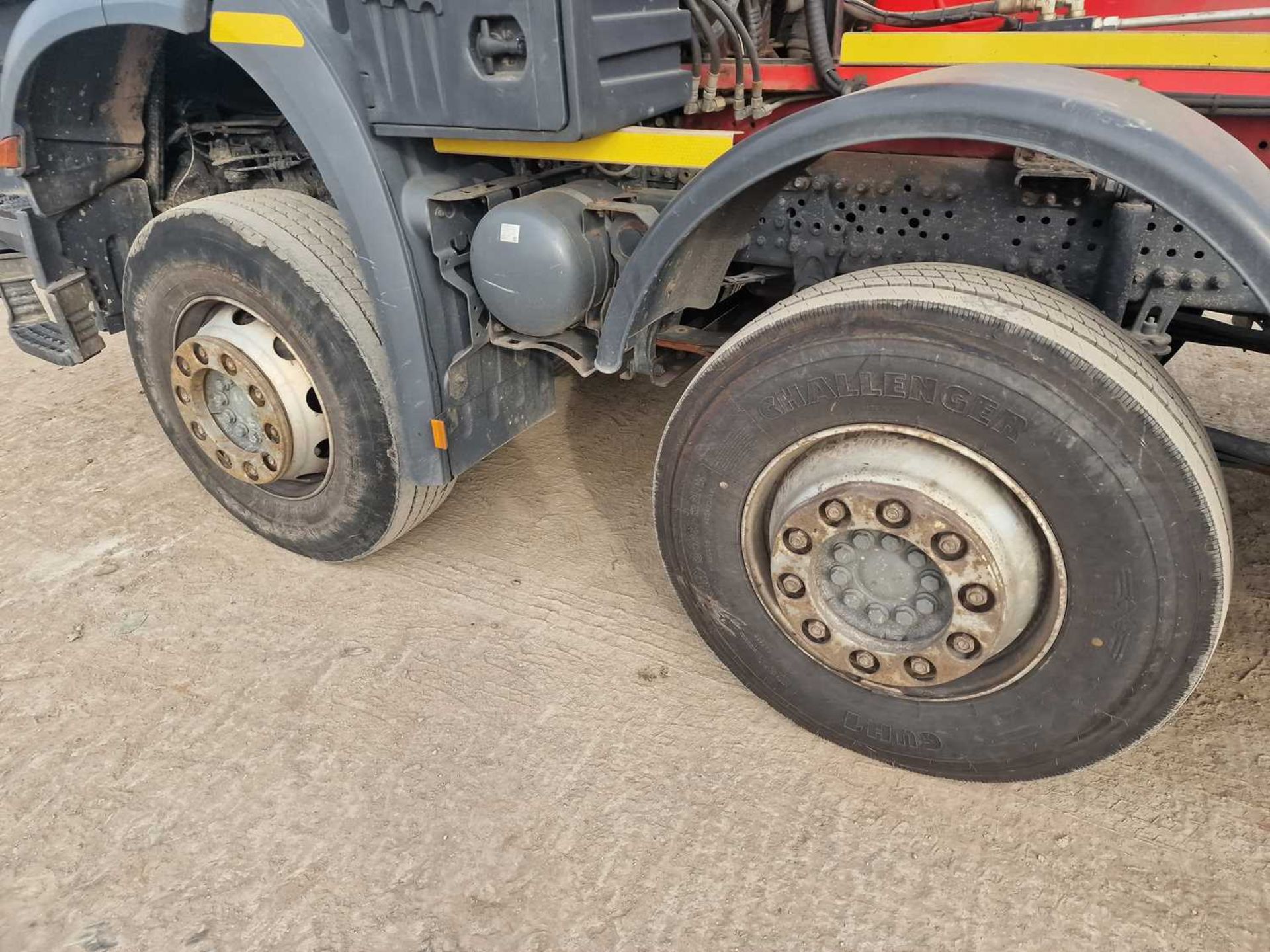 2017 Mercedes 8x4 Hook Loader Lorry, Multilift Equipment, Easy Sheet, Reverse Camera, A/C (Reg. Docs - Image 17 of 72