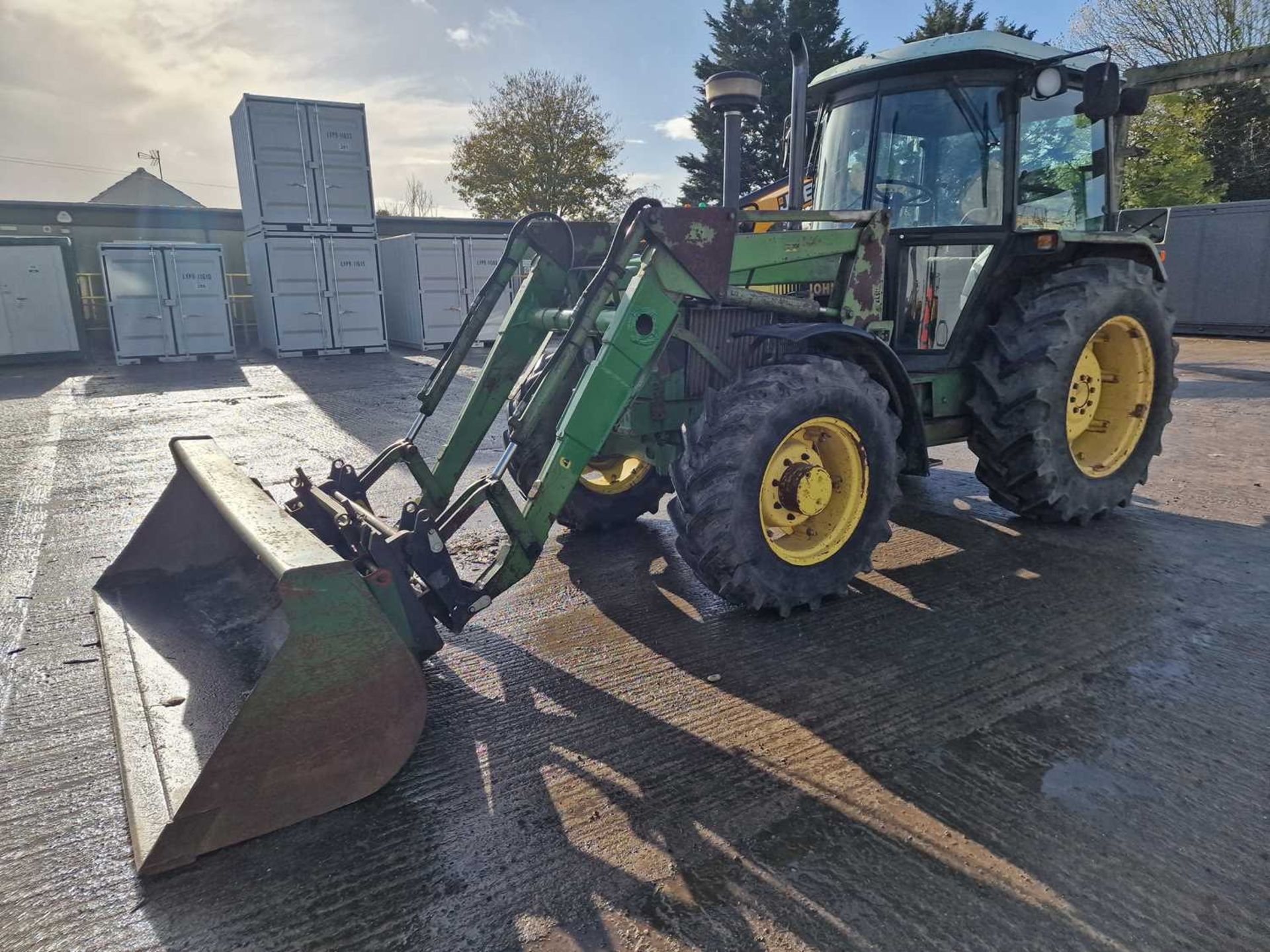 1989 John Deere 2850 4WD Tractor, Loader, 2 Spool Valves, Push Out Hitch (Reg. Docs. Available)