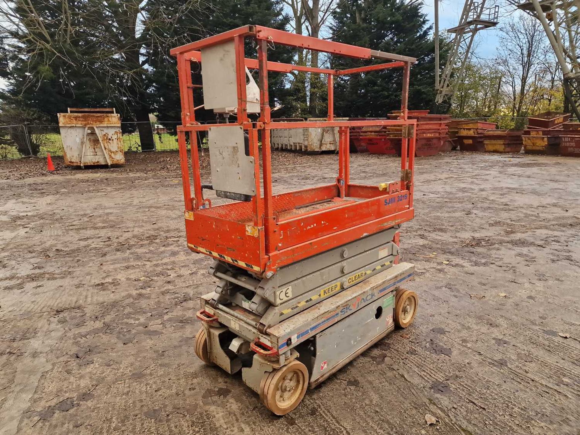 2009 Skyjack SJ3219 Wheeled Scissor Lift Access Platform (Charging Issue)