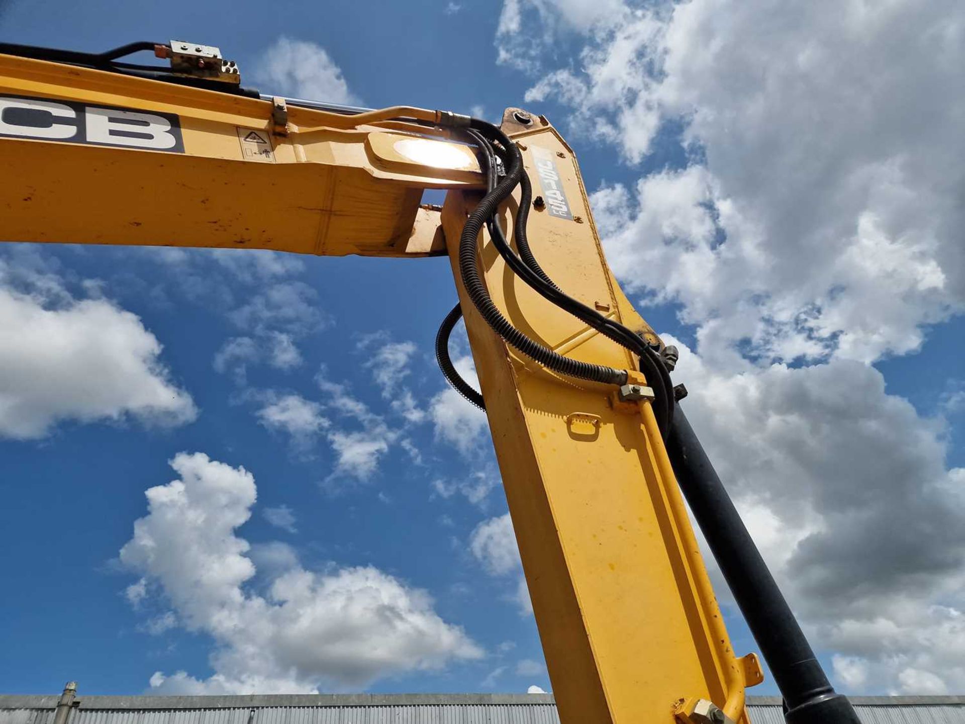 2014 JCB JS145LC 700mm Steel Tracks, CV, Hydraulic QH, Piped, Reverse Camera, A/C, 36" Bucket (EPA C - Image 11 of 117