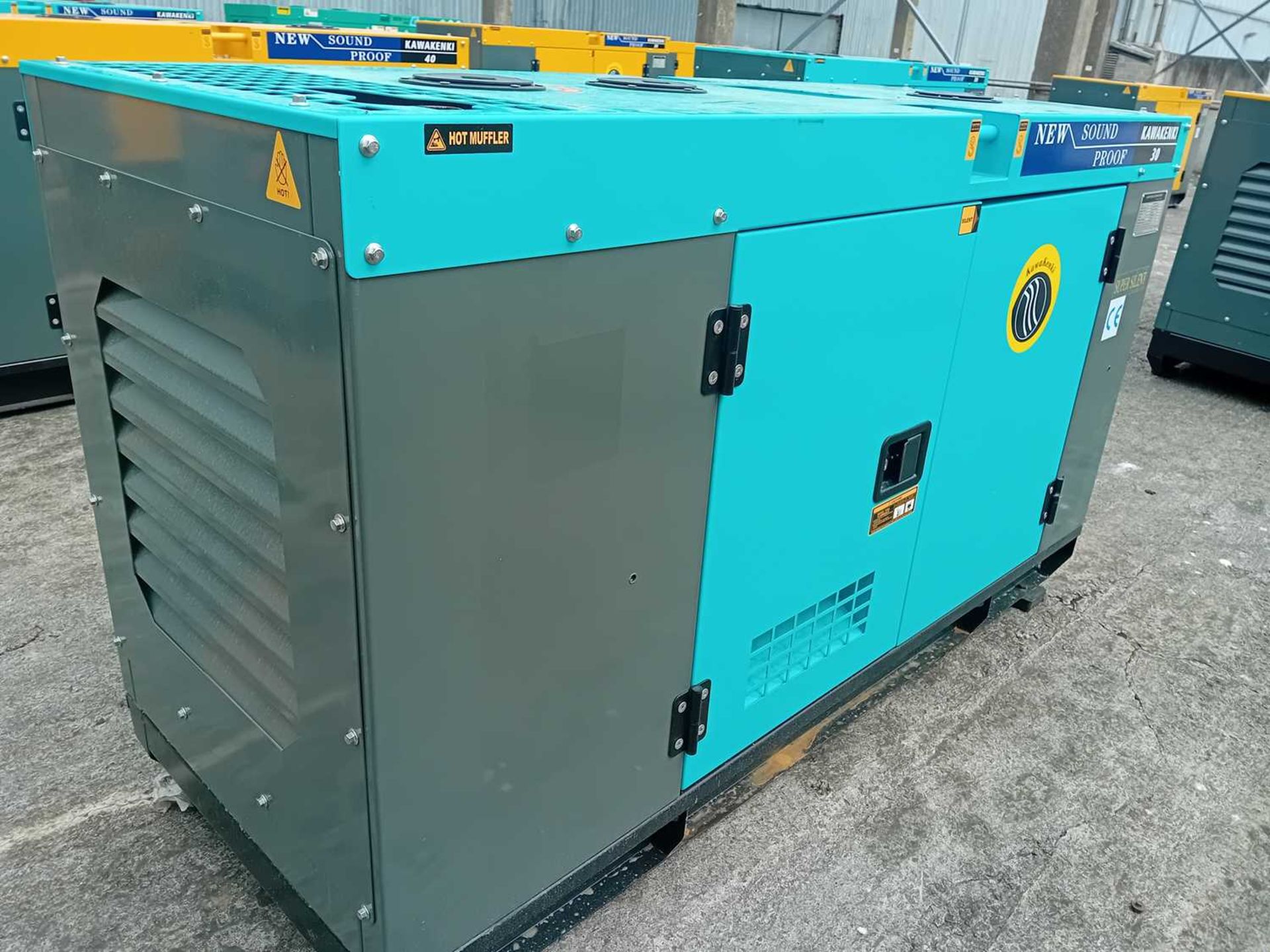 Unused 2023 Kawakenki KK30-III-SSS 30KvA Generator - Image 3 of 24