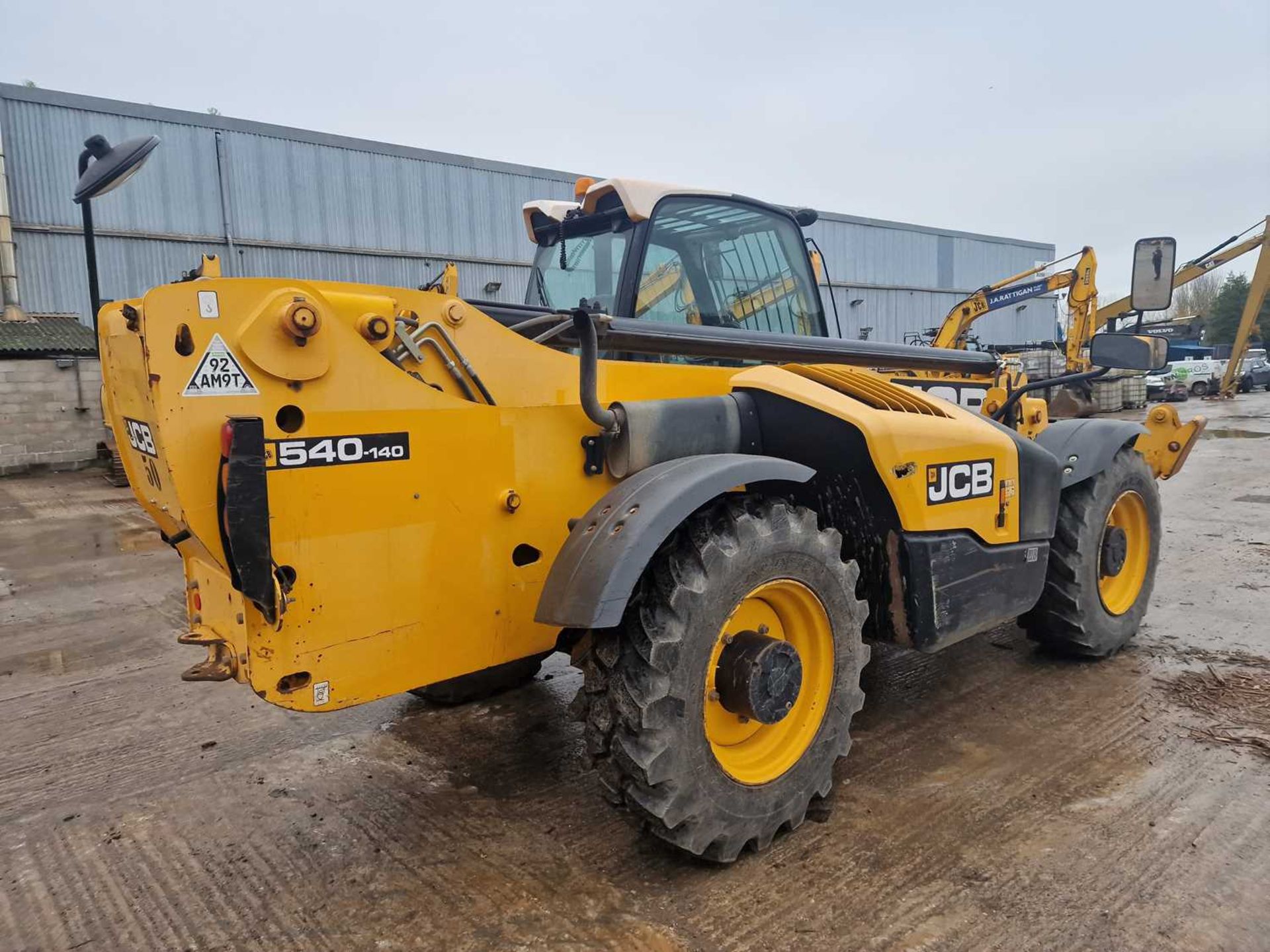 2015 JCB 540-140 Turbo Powershift Telehandler, Sway, Reverse Camera, WLI, Forks (EPA Compliant) - Image 29 of 72