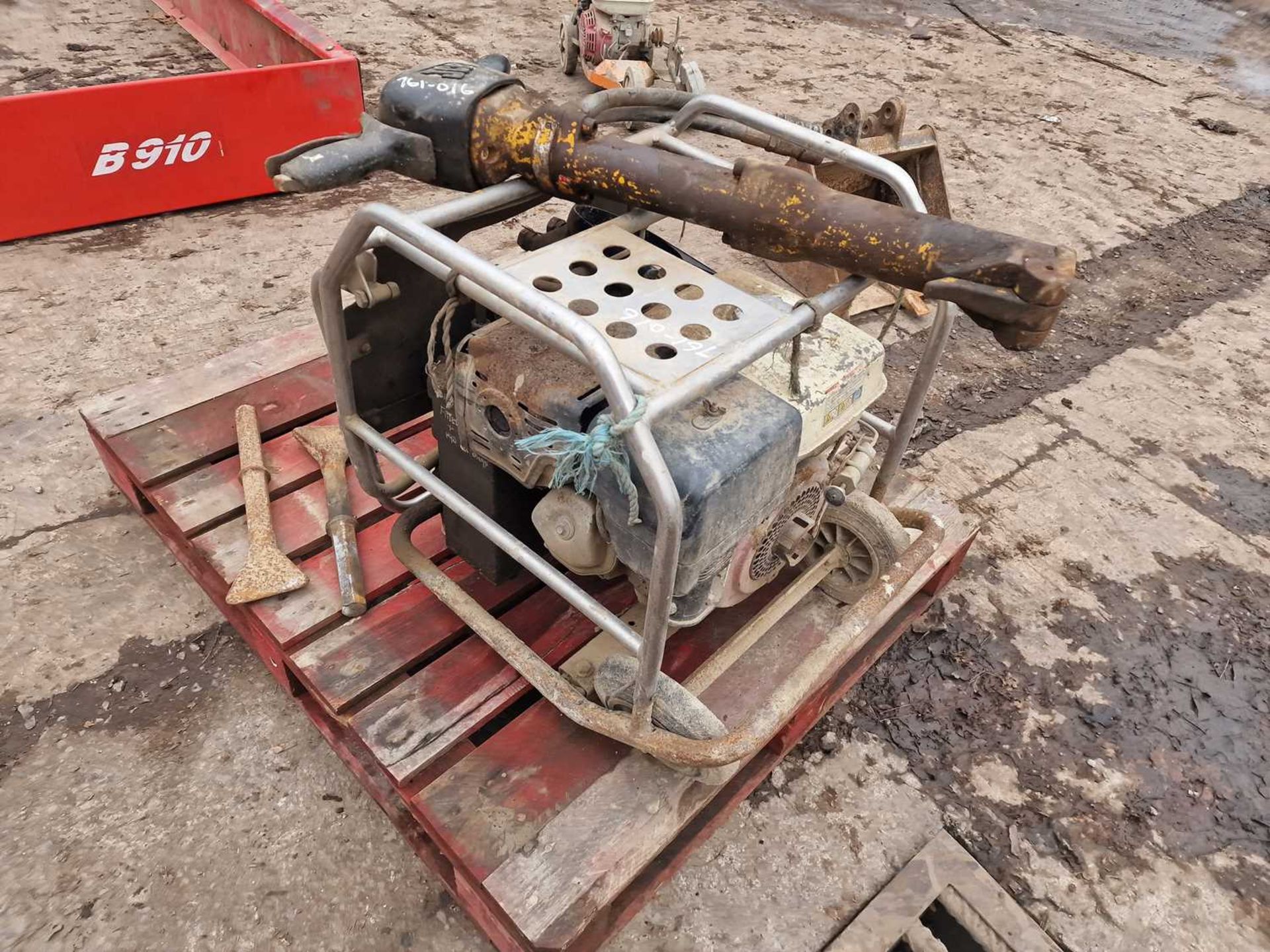 JCB Beaver Hydraulic Power Pack, Honda Engine,  with Jack Hammer - Image 4 of 9