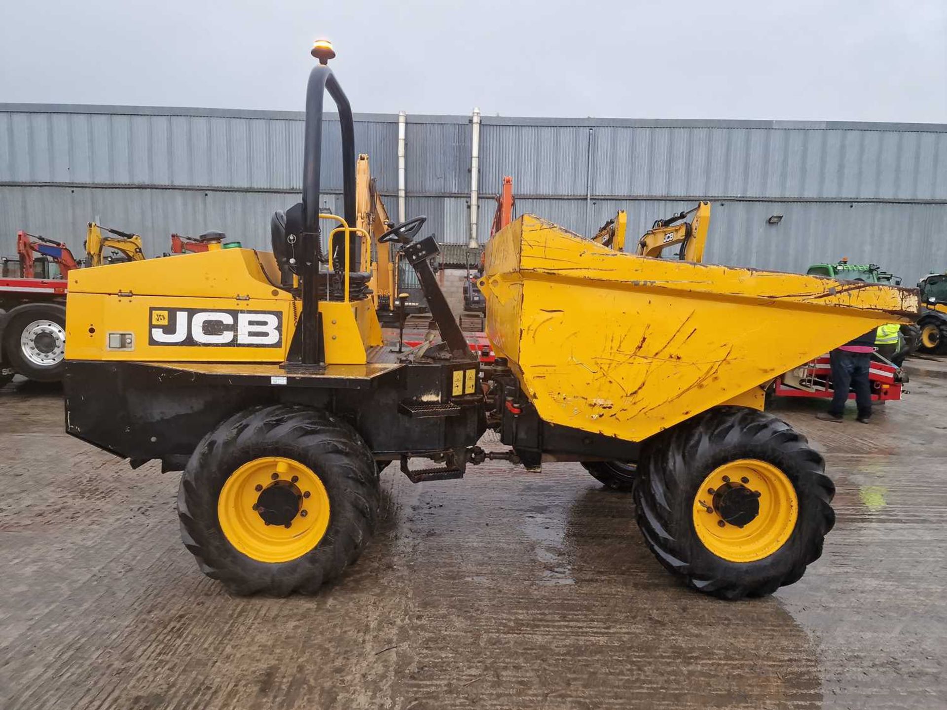 2016 JCB 6TFT 6 Ton Dumper, Roll Bar - Image 6 of 21