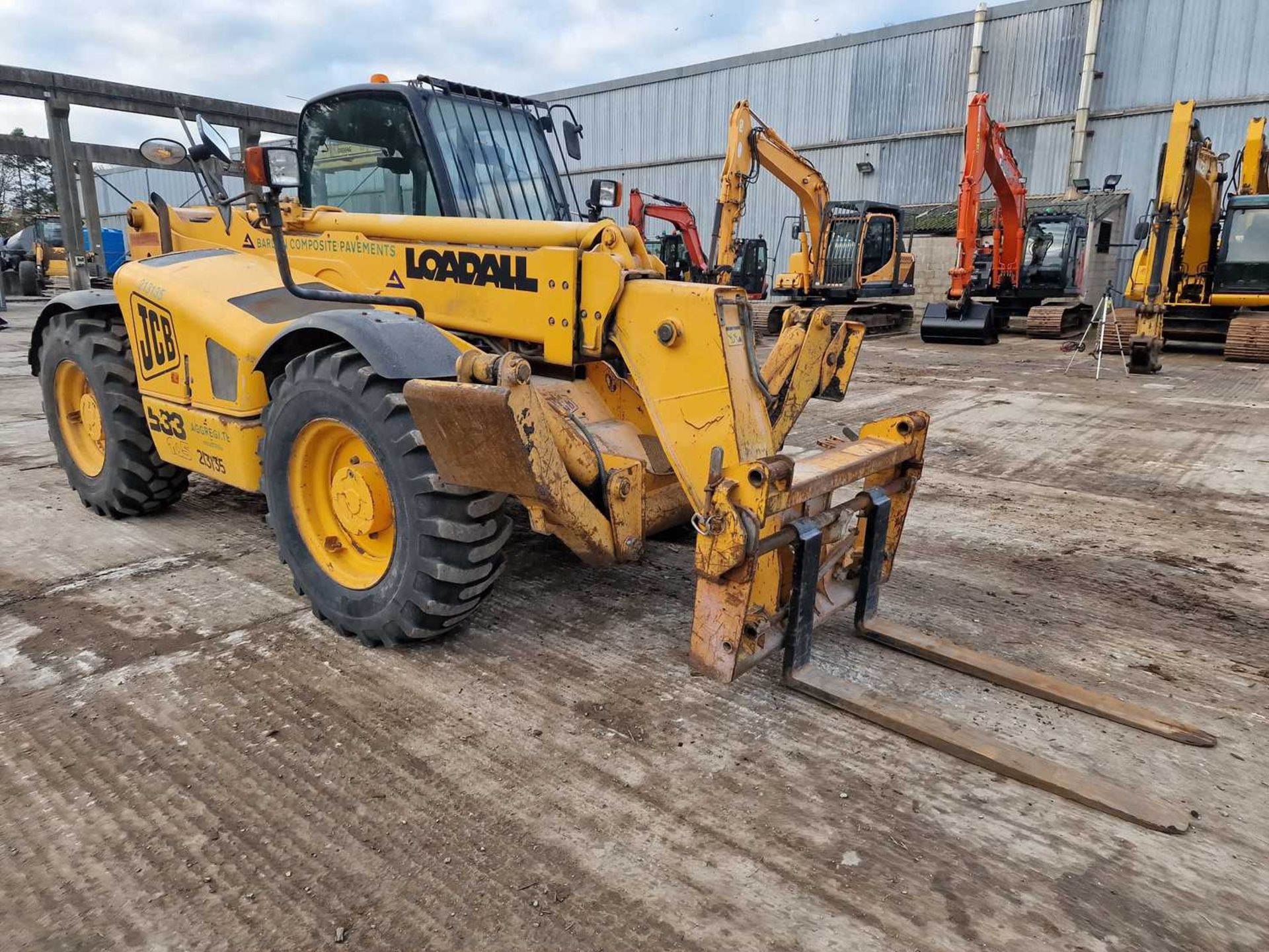 2003 JCB 533-105 Turbo Powershift Telehandler, WLI, Forks (EPA Compliant) - Image 53 of 69