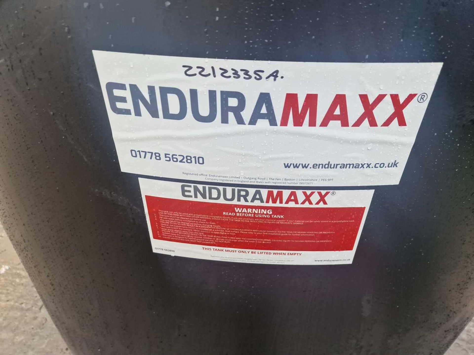 2023 Unused Enduramaxx 3,500 Litre Vertical Water Tank with 2" Outlet - Image 7 of 7