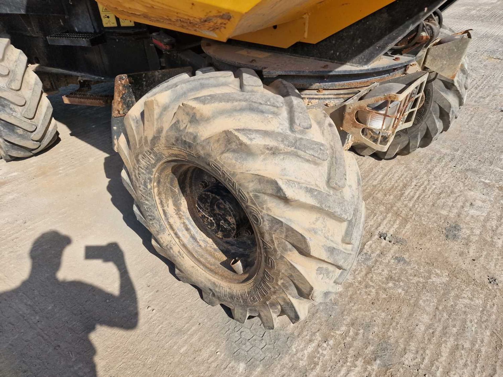 JCB 6TST 6 Ton Swivel Skip Dumper, Folding Roll Bar - Image 11 of 46