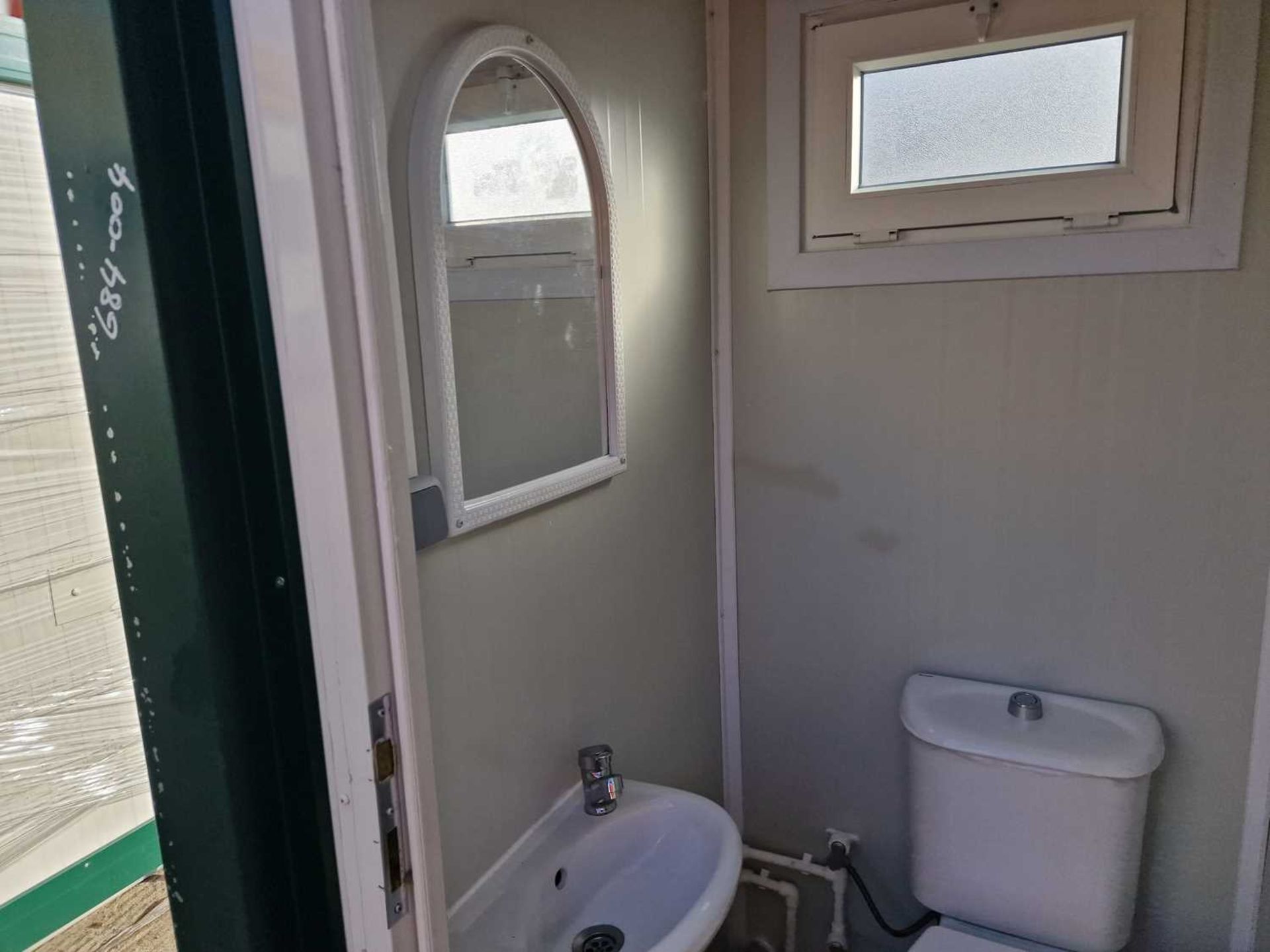 Unused Single Toilet Block, with Sink, 240Volt - Image 6 of 6