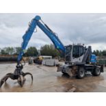 2016 Fuchs MHL250 Wheeled Material Handler, Stabilisers, Piped, Aux. Piping, Hi Rise Cab, Reverse Ca