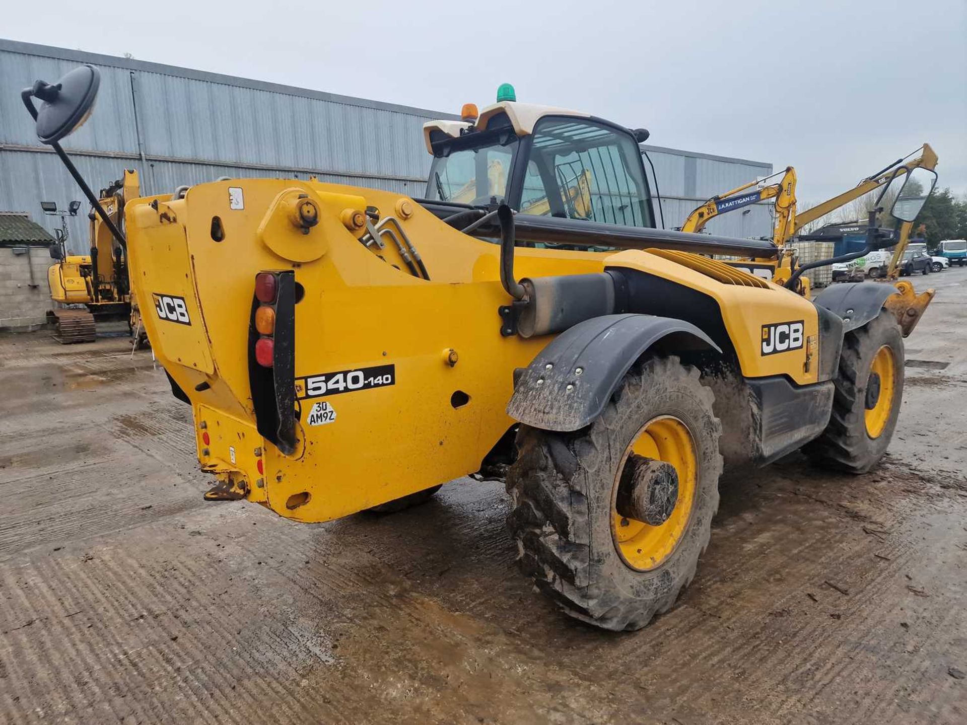 2015 JCB 540-140 Turbo Powershift Telehandler, Sway, Reverse Camera, WLI, Forks (EPA Compliant) - Image 29 of 48