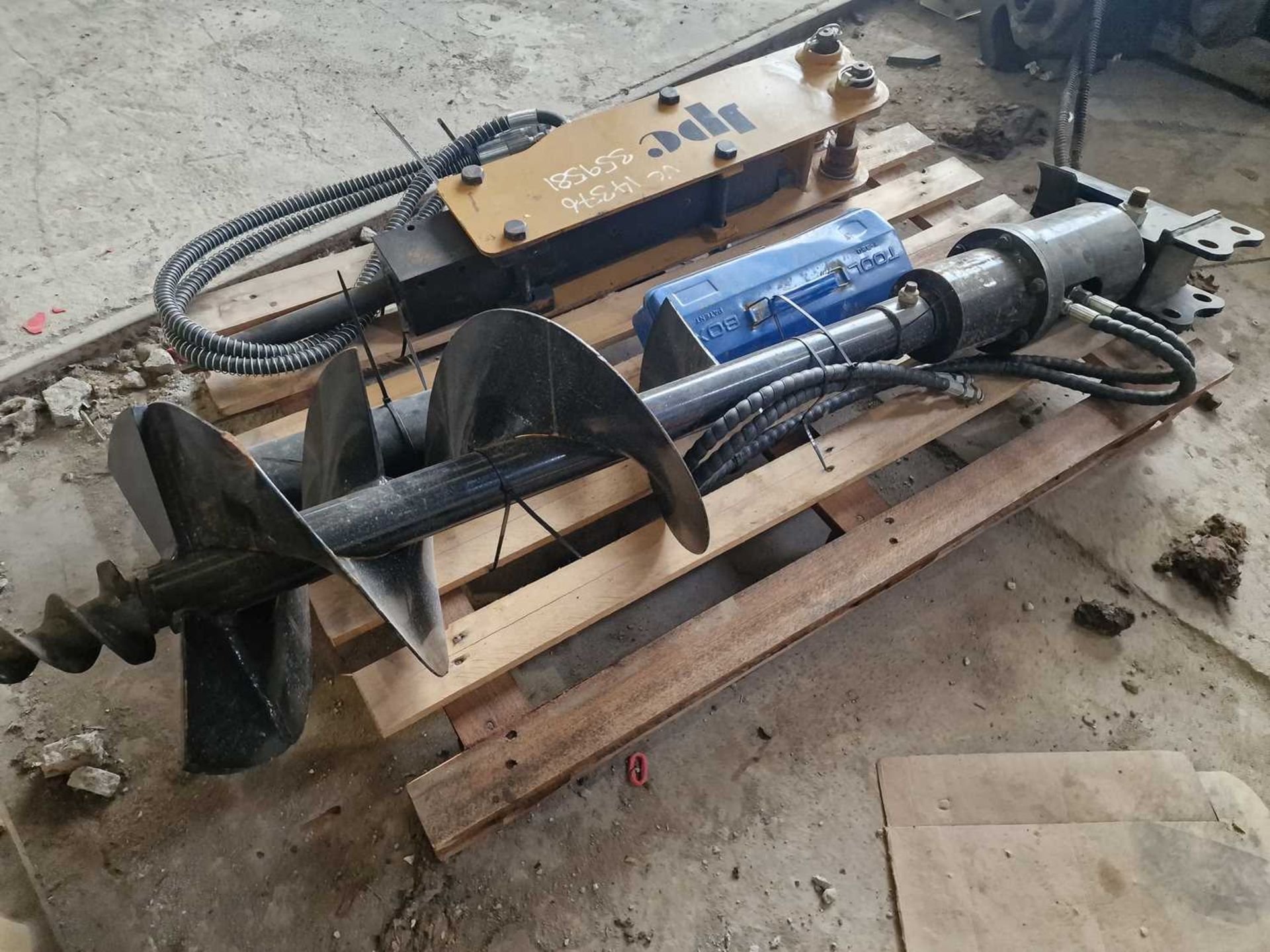 JPC Hydraulic Breaker & Auger to suit Mini Excavator