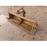 60" Hydraulic Tilting Grading Bucket 45mm Pi to suit 4-6 Ton Excavator