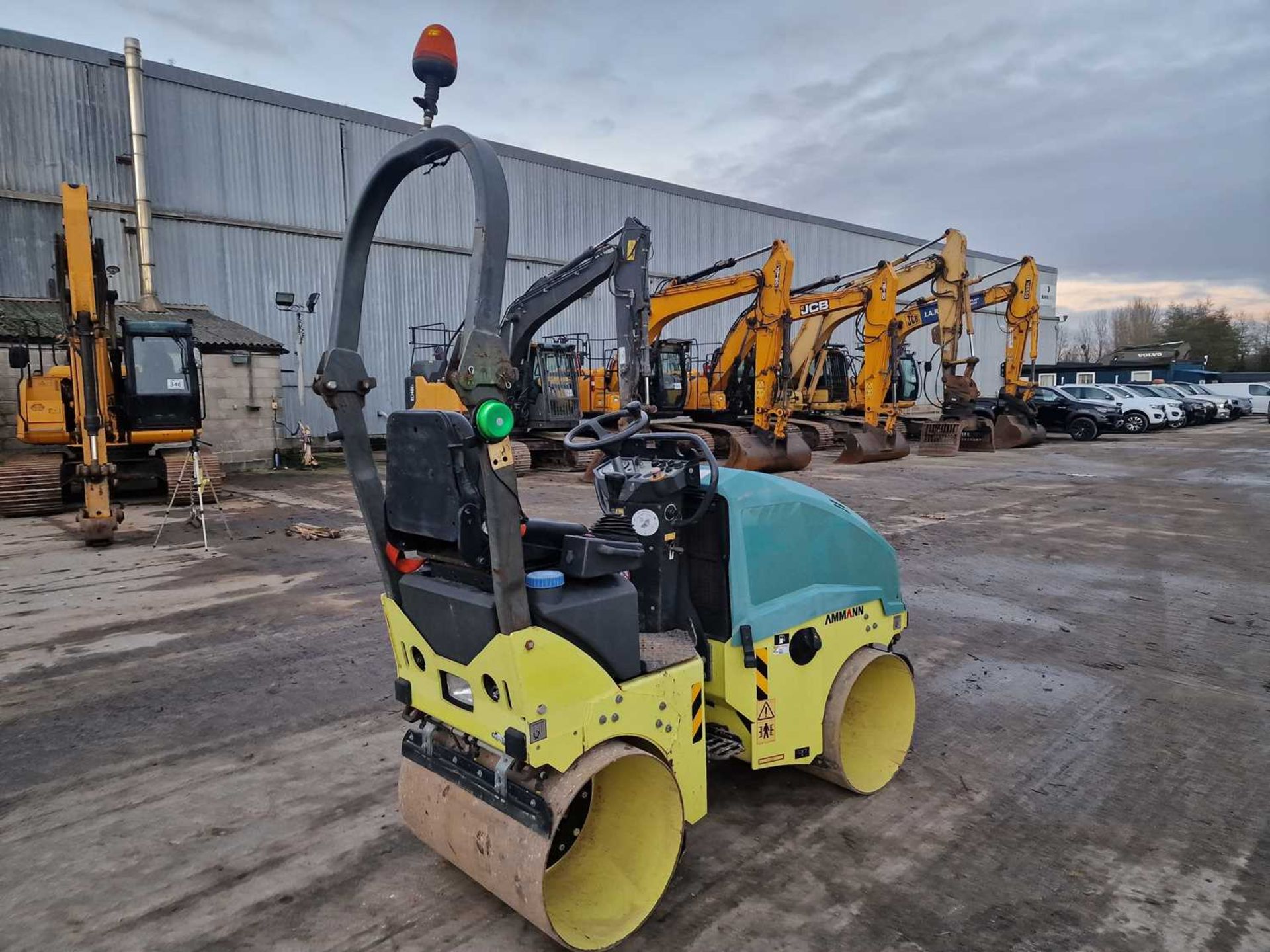 2015 Ammann ARX12 Double Drum Vibrating Roller, Roll Bar - Image 4 of 17