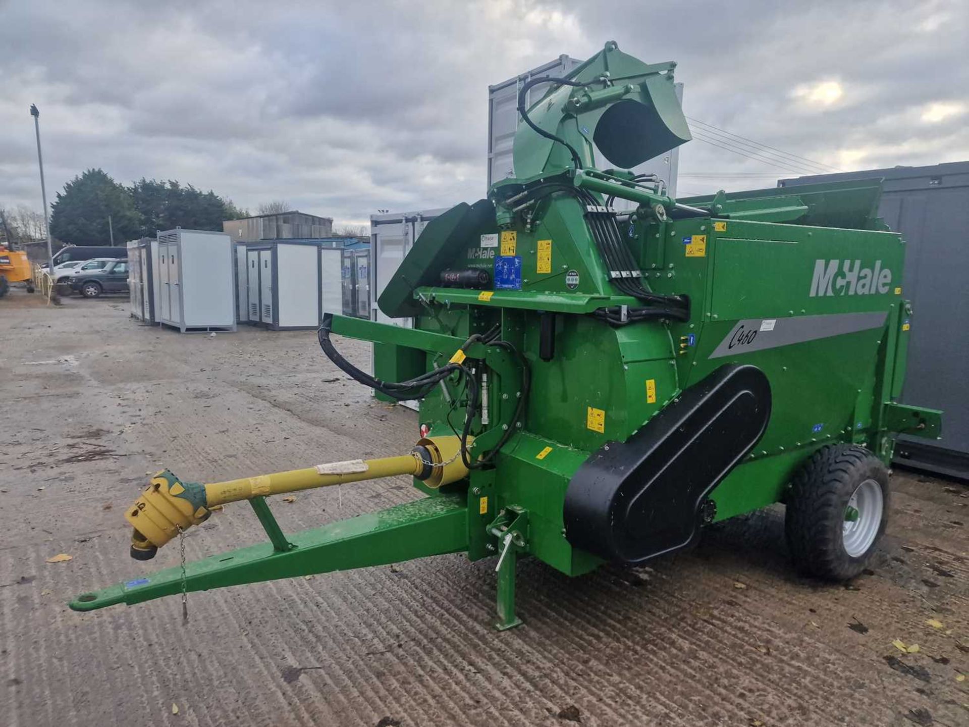 2022 McHale C460 Single Axle PTO Driven Bale Shredder