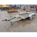 Indespension 2.7 Ton Twin Axle Plant Trailer, Ramp