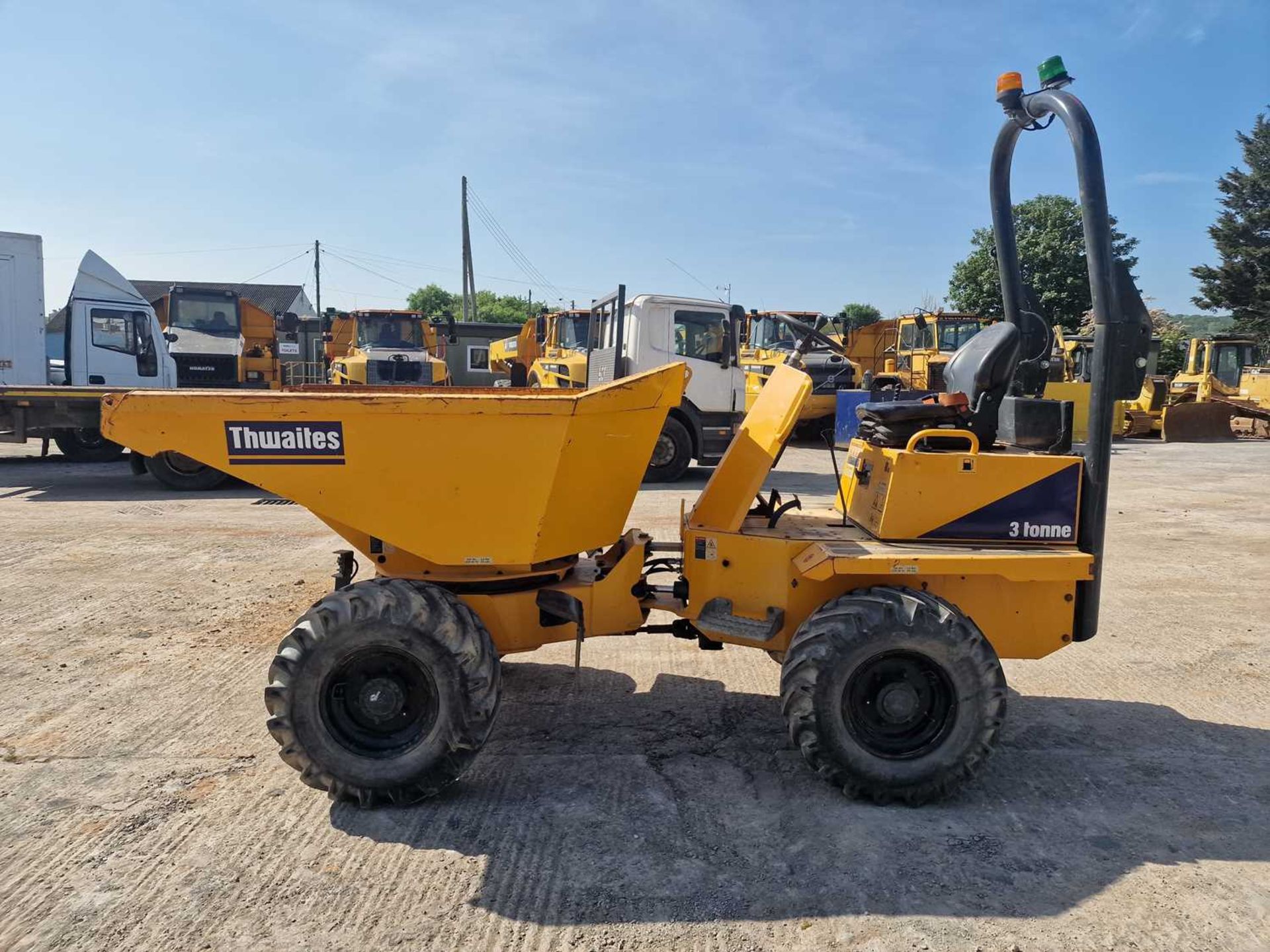 2019 Thwaites 3 Ton Swivel Skip Dumper, Roll Bar - Image 26 of 48