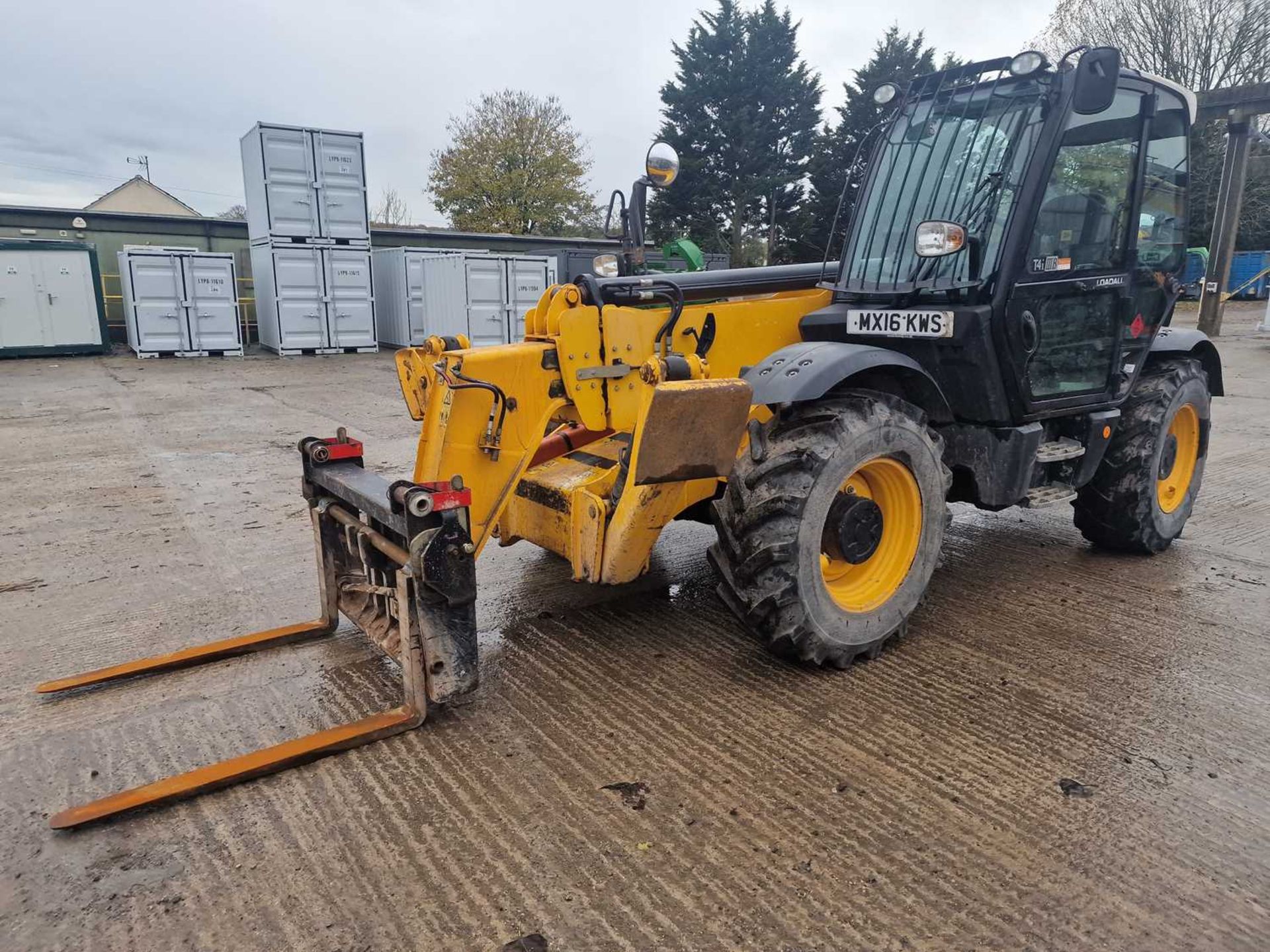 2016 JCB 535-125 Hi Viz Turbo Powershift Telehandler, Reverse Camera, WLI, A/C (EPA Compliant) - Image 25 of 48