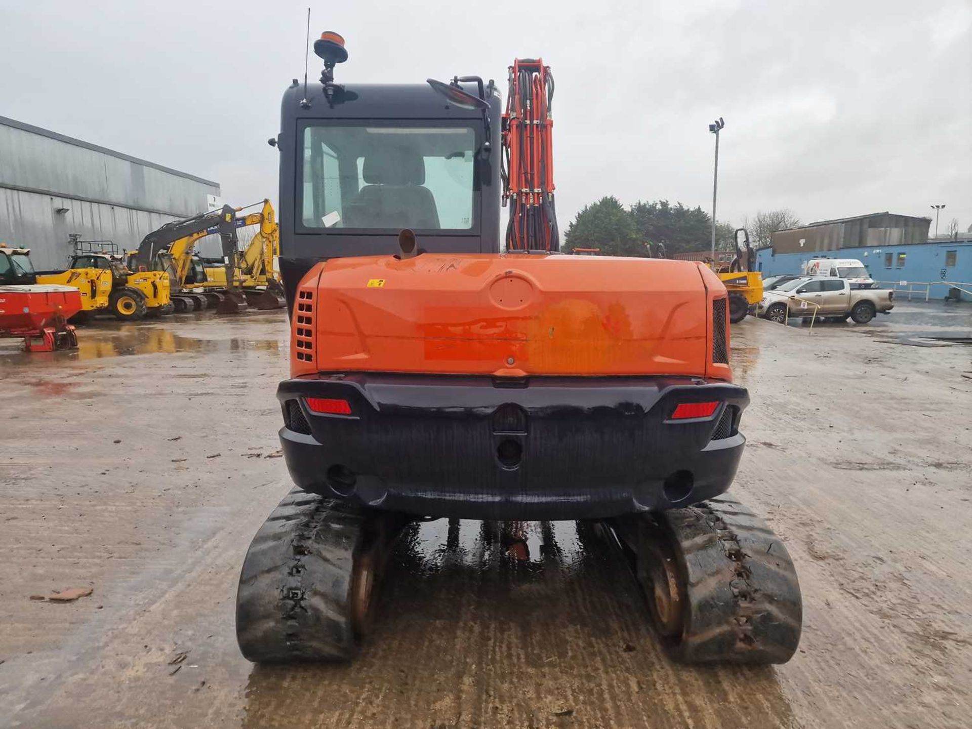 2017 Kubota KX080-4 Rubber Tracks, Offset, CV, Geith Hydraulic QH, Piped, Aux. Piping, A/C, 36" Buck - Image 76 of 108