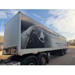 Twin Axle Box Trailer (Complete with HGV Parts & Contents)