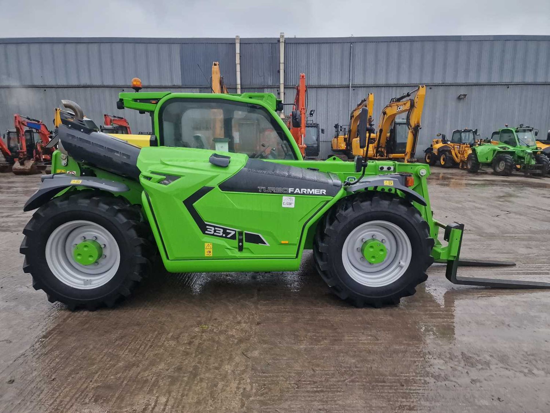 2021 Merlo TF33.7-115 Turbo Framer Telehandler, Joystick Controls, Boom Suspension, PUH, QH, WLI, A/ - Image 6 of 24