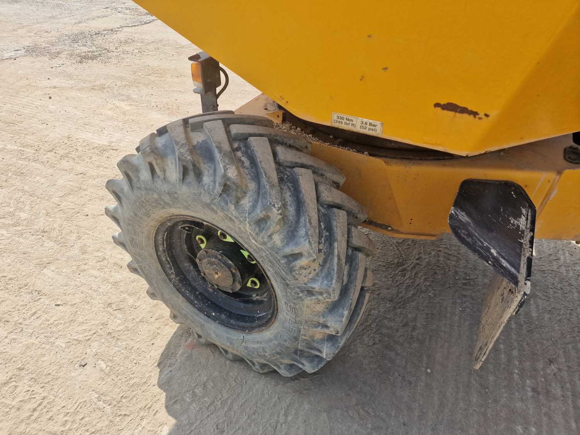 2019 Thwaites 3 Ton Swivel Skip Dumper, Folding Roll Bar - Image 40 of 48