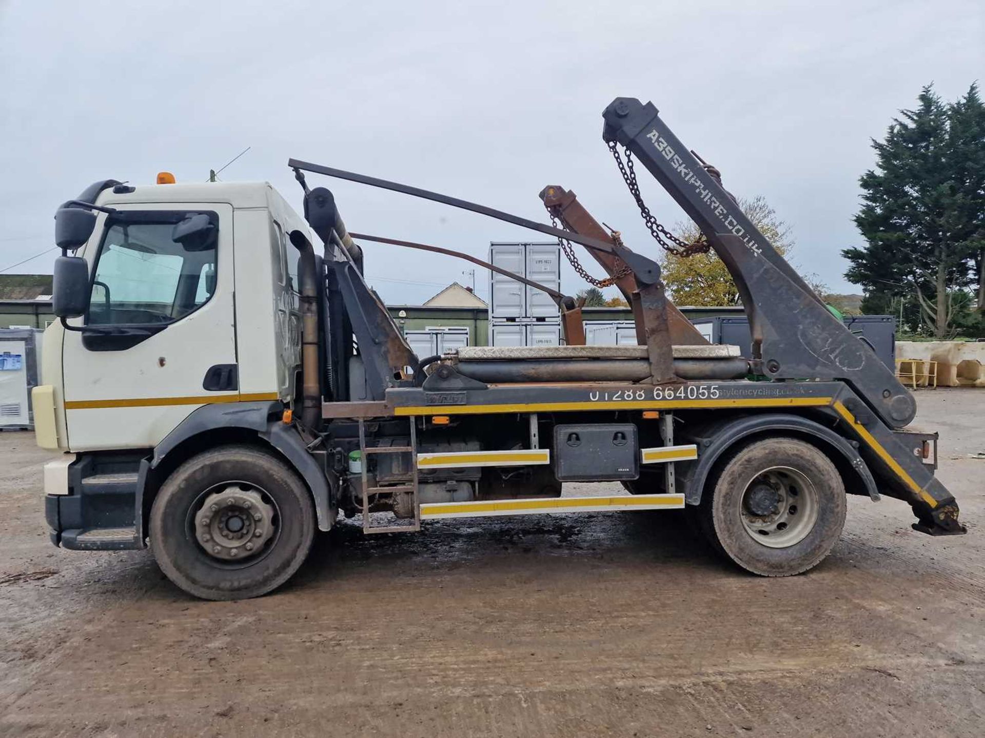 2012 Volvo FL 4x2 Skip Loader Lorry, Hyvalift Gear, Easy Sheet, WLI, Reverse Camera, Manual Gear Box - Image 26 of 46