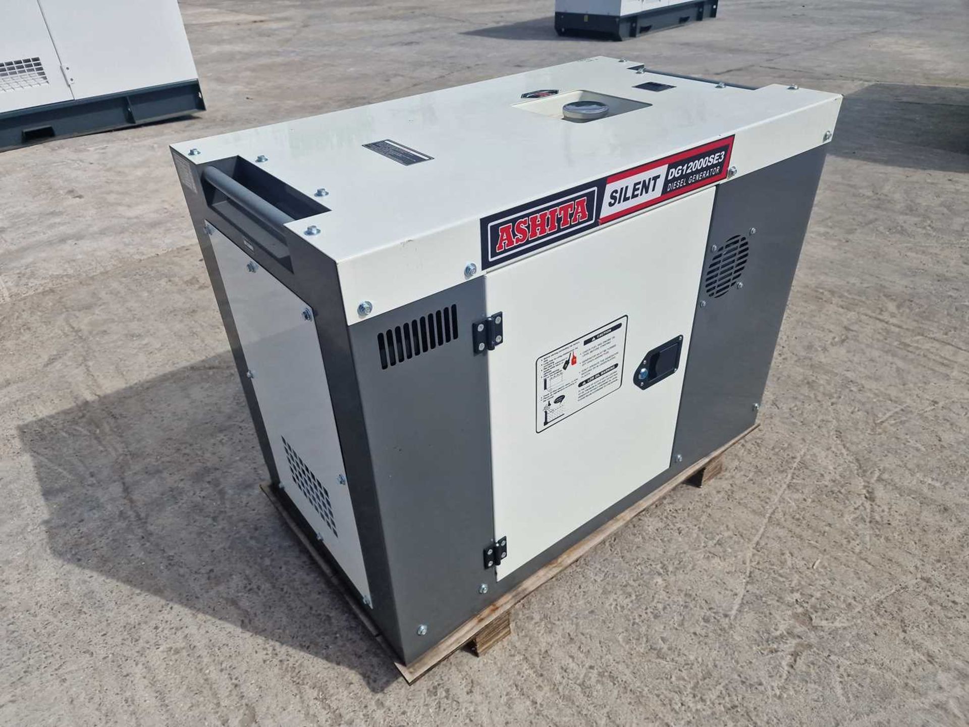 Unused 2023 Ashita Power DG12000SE3 12KvA Generator - Image 2 of 8