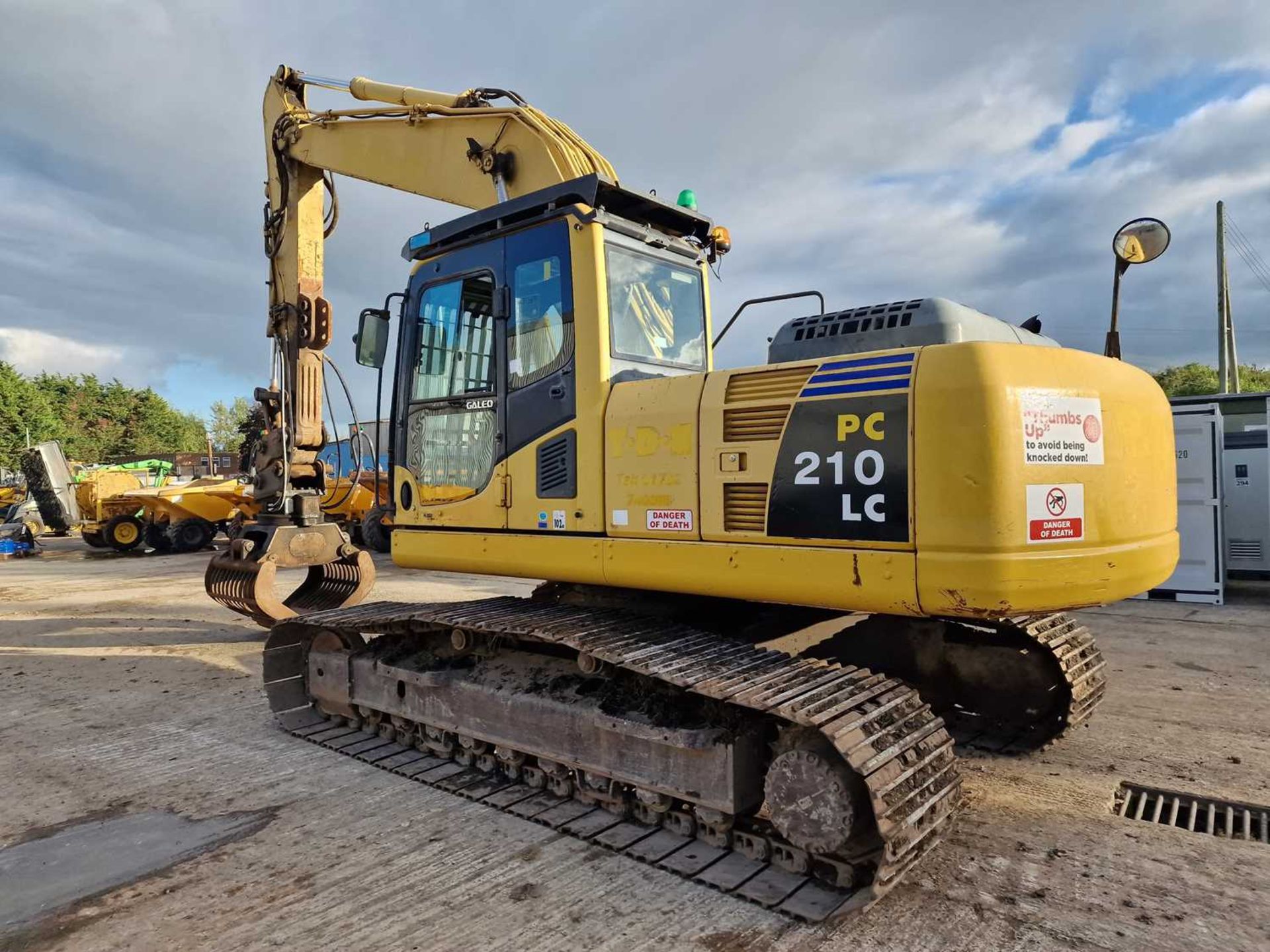 2006 Komatsu PC210LC-8, 700mm Steel Tracks, CV, Miller Hydraulic QH, Piped, Aux. Piping,  A/C (Grab  - Image 3 of 36