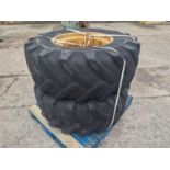 Michelin 17.5LR24 Tyre & Rim (2 of)
