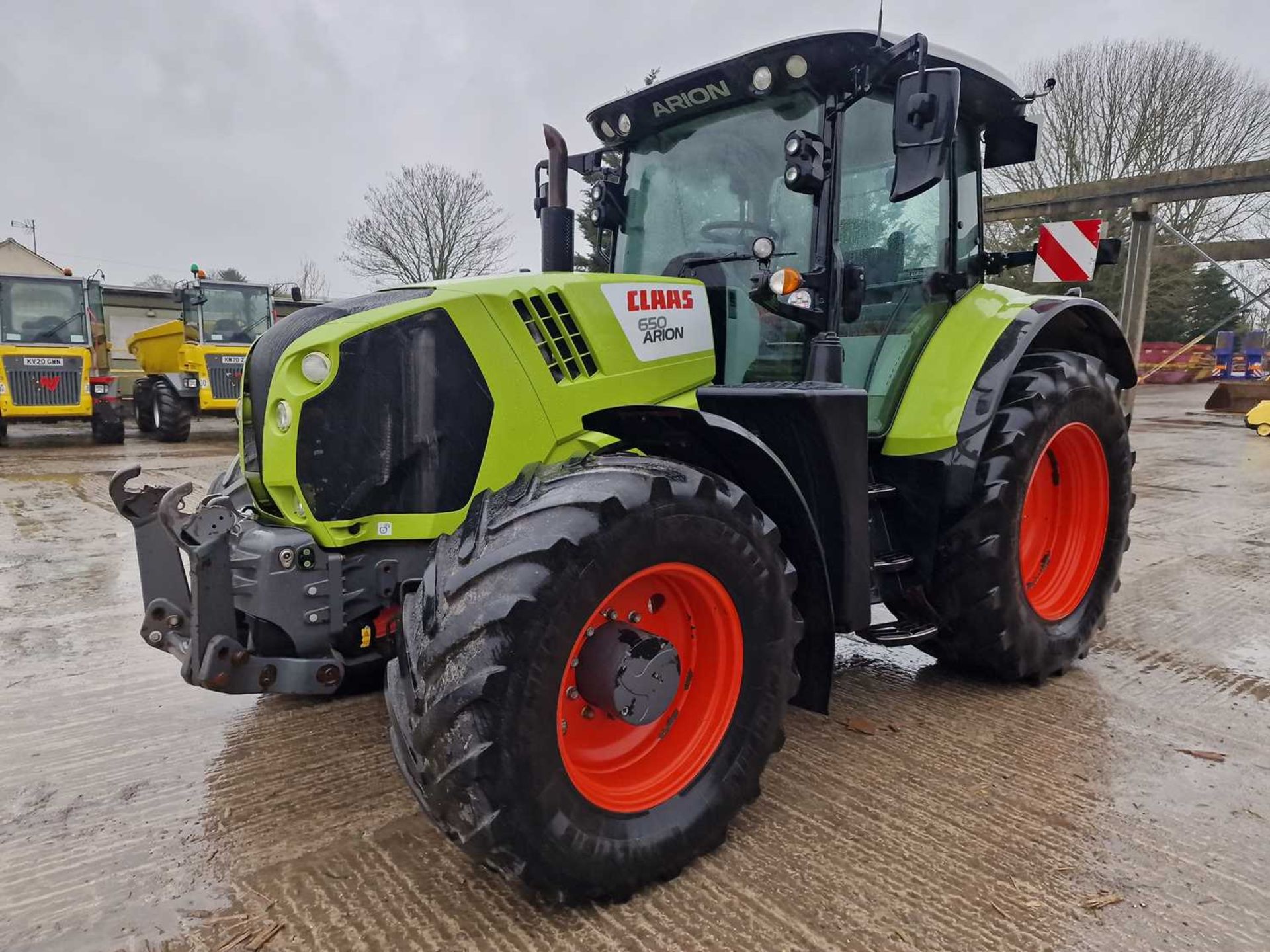 2018 Claas Arion 650 CI5+ 4WD Tractor, Front Linkage, Front Suspension, Cab Suspension, Air Brakes,  - Image 59 of 87