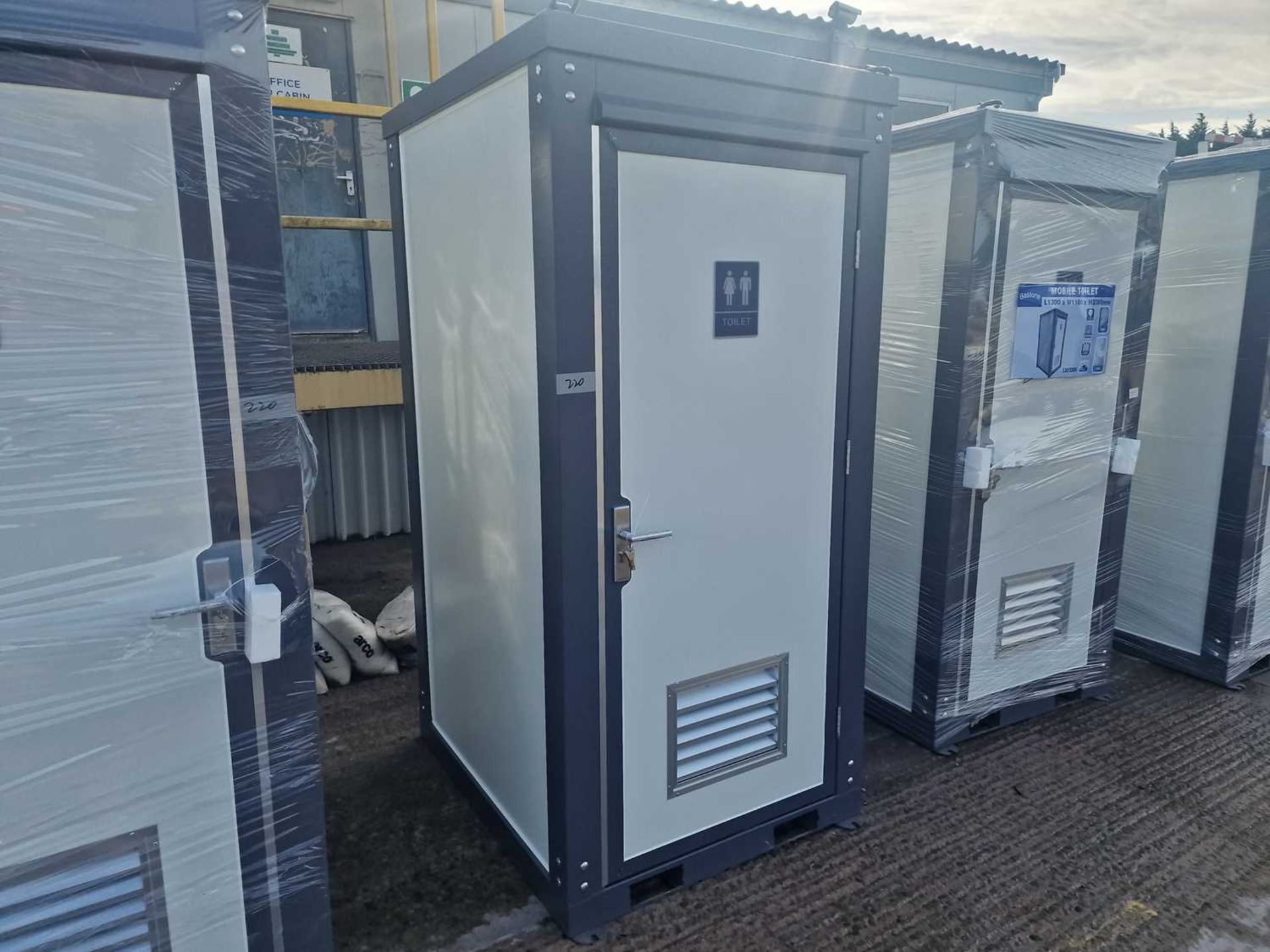 Unused Bastone Single Toilet Block, with Sink, 240Volt (130cm x 110cm x 236cm) - Image 4 of 7